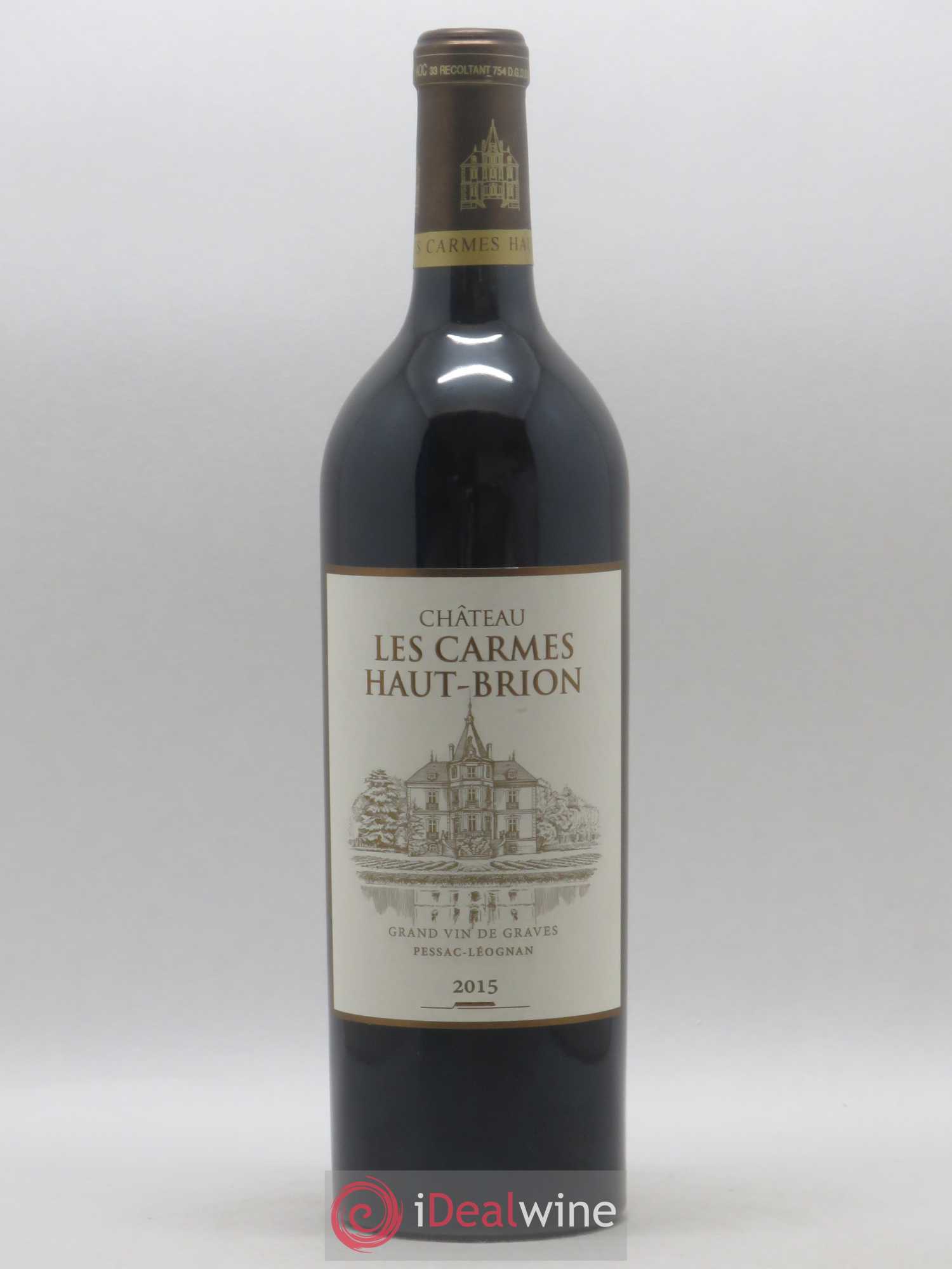 Château Les Carmes Haut-Brion 2015 - Lot de 1 bouteille - 0