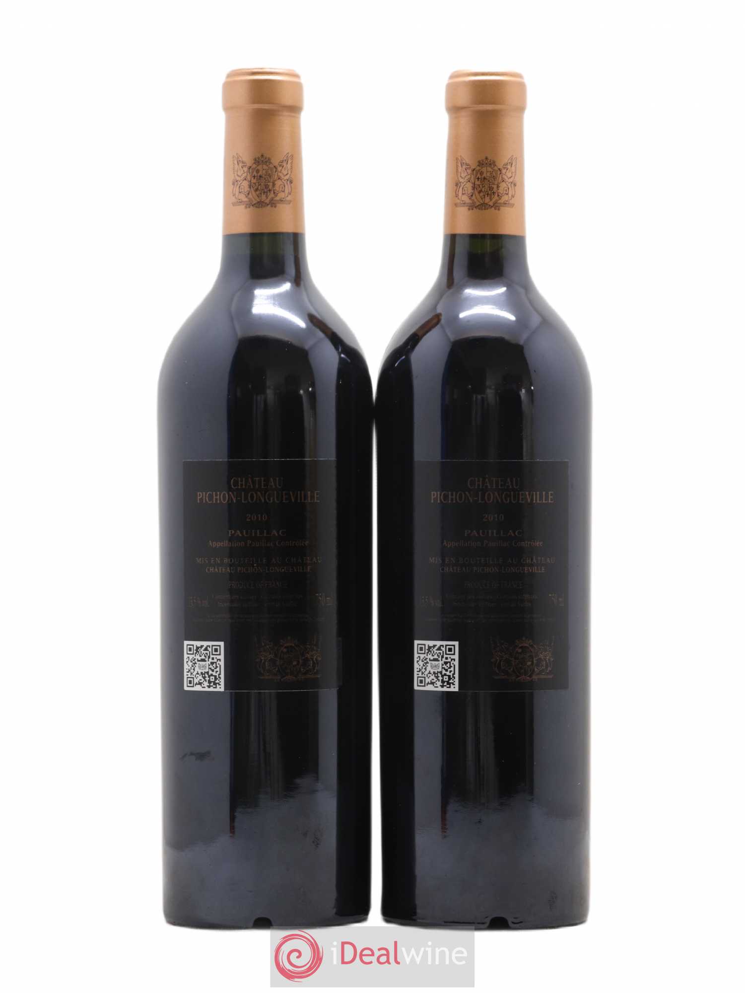 Pichon Longueville Baron 2ème Grand Cru Classé 2010 - Lot de 2 bouteilles - 1