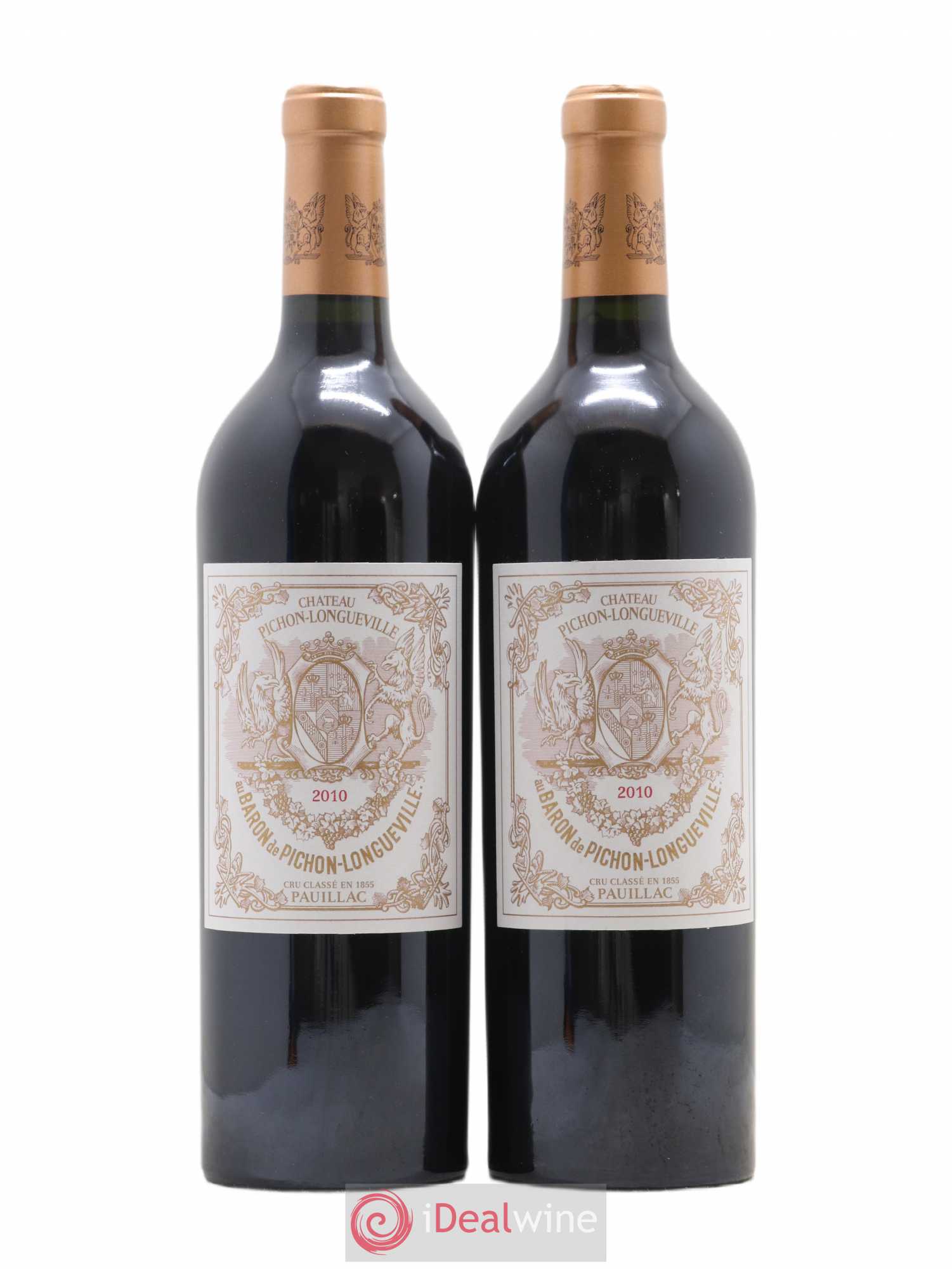 Pichon Longueville Baron 2ème Grand Cru Classé 2010 - Lot de 2 bouteilles - 0
