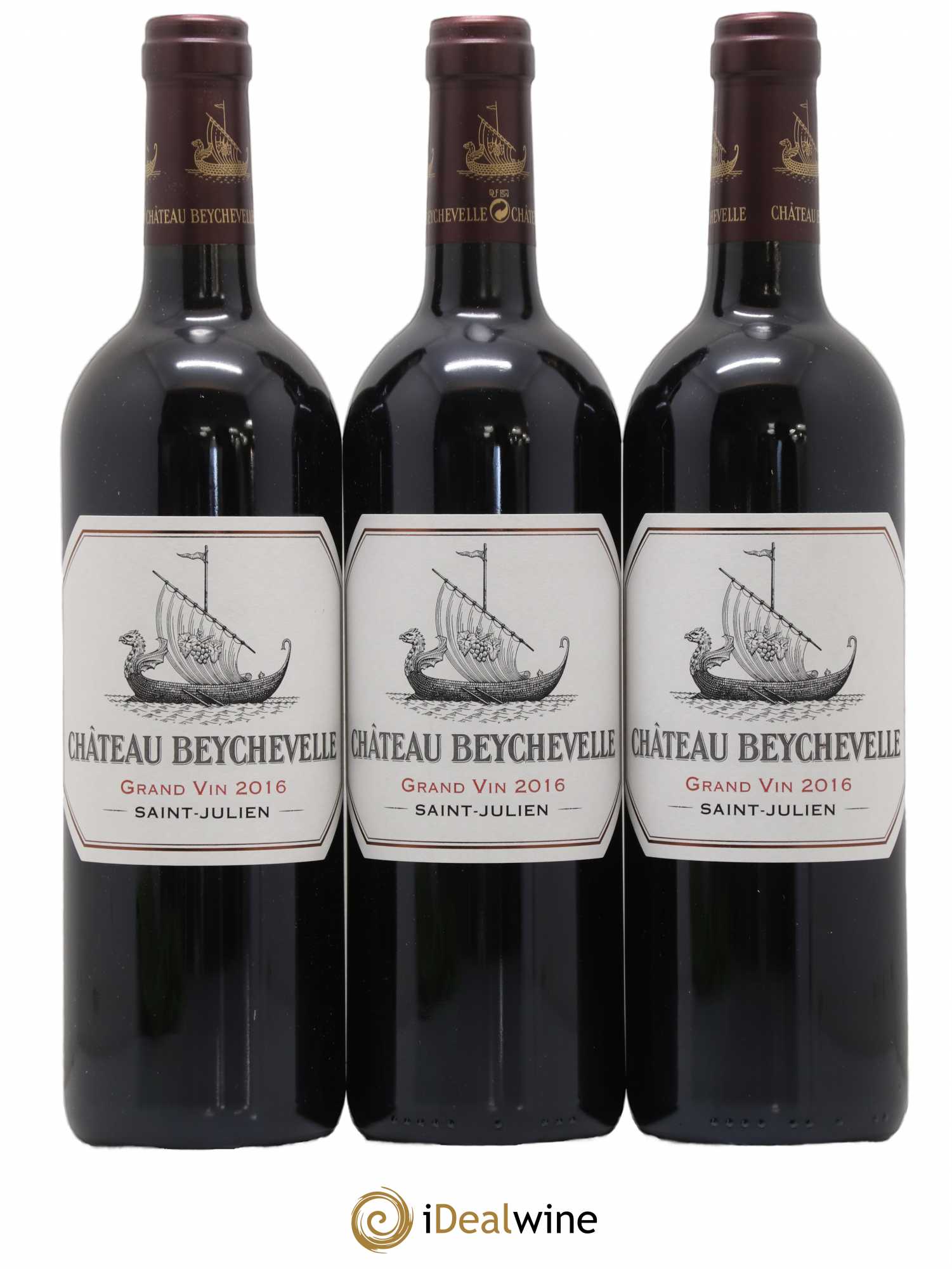 Château Beychevelle 4ème Grand Cru Classé 2016 - Lot de 3 bouteilles - 0
