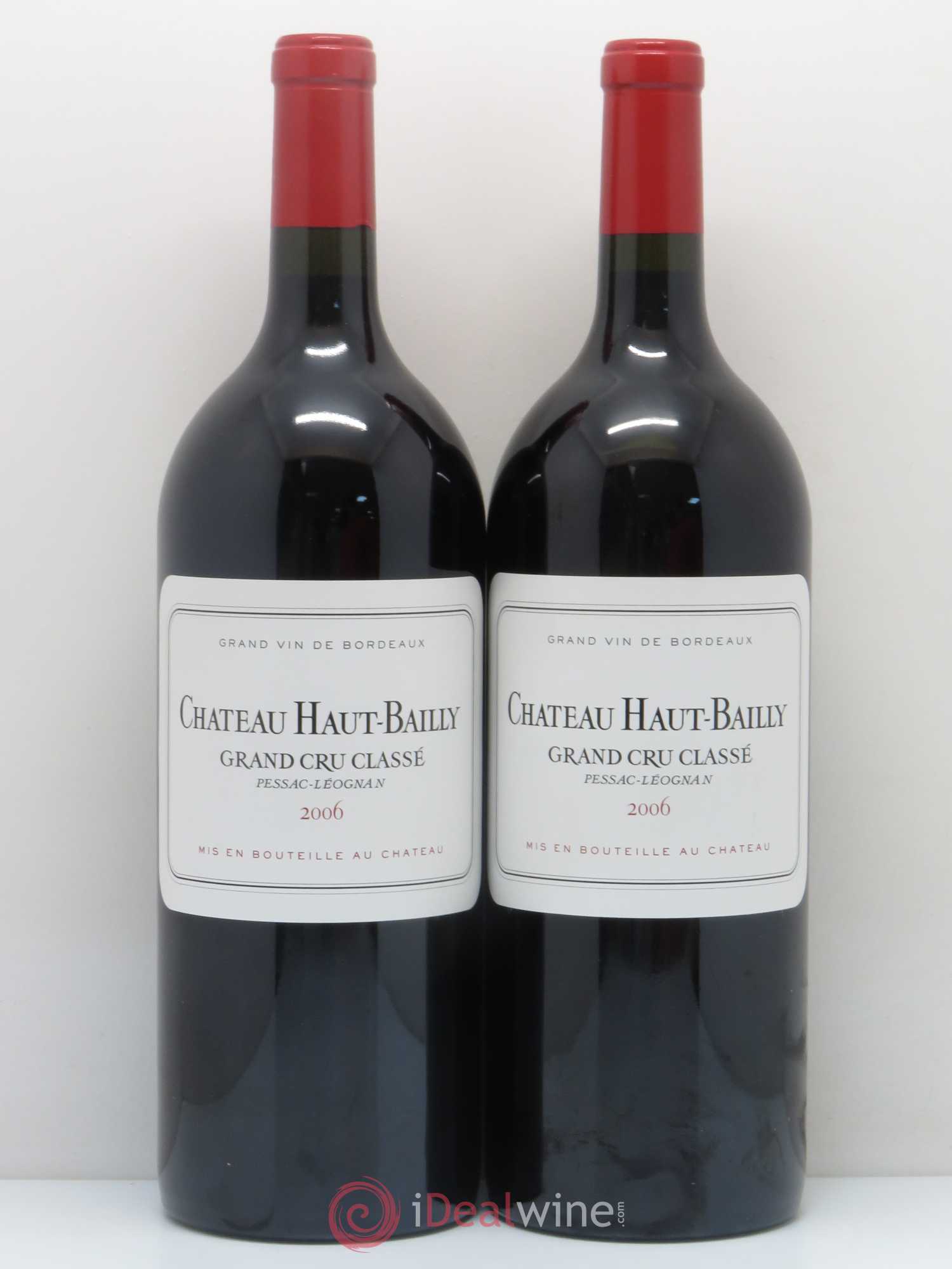 Château Haut-Bailly Cru Classé de Graves 2006 - Lot de 2 magnums - 0