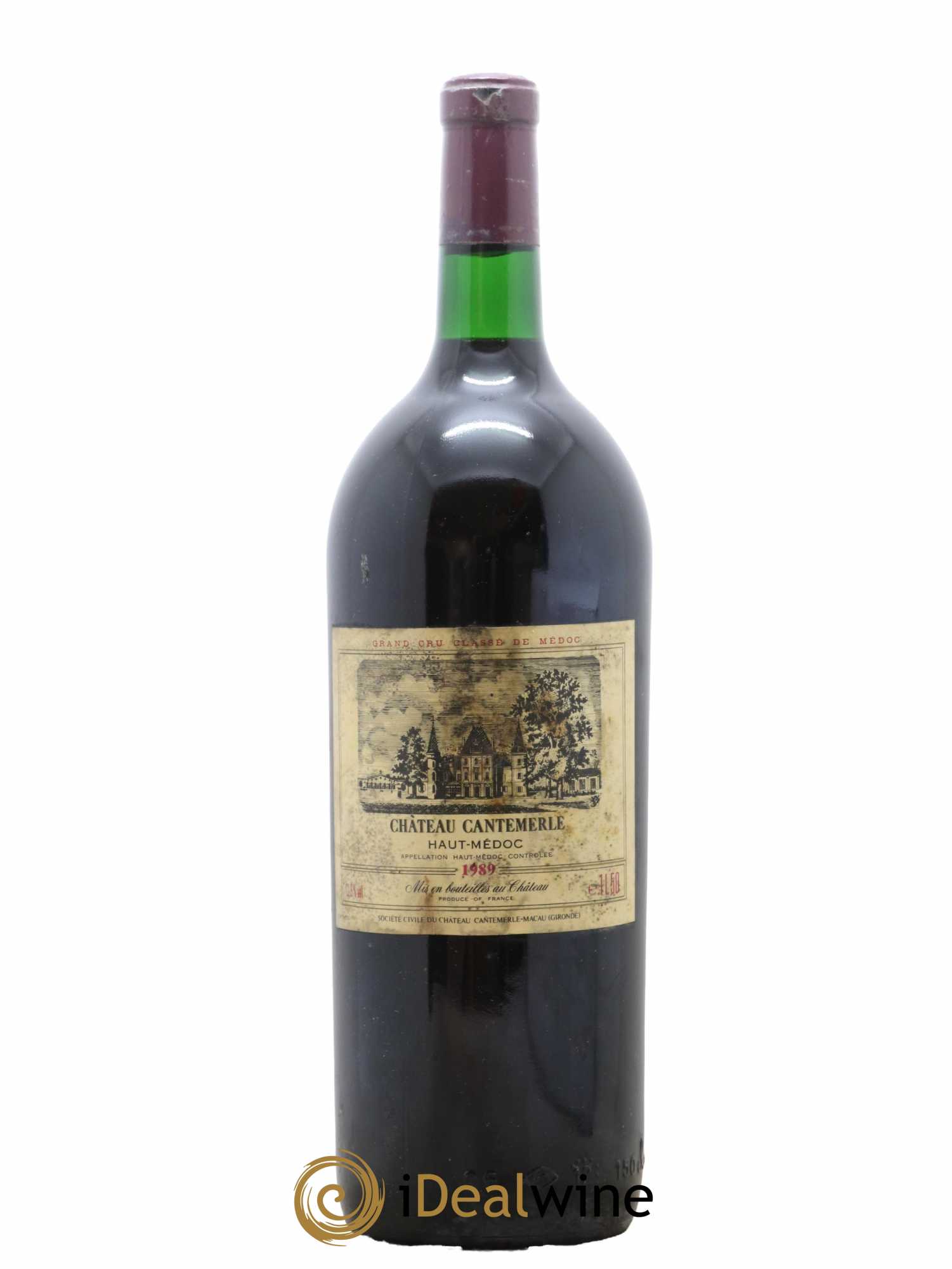 Château Cantemerle 5ème Grand Cru Classé 1989 - Lot de 1 magnum - 0