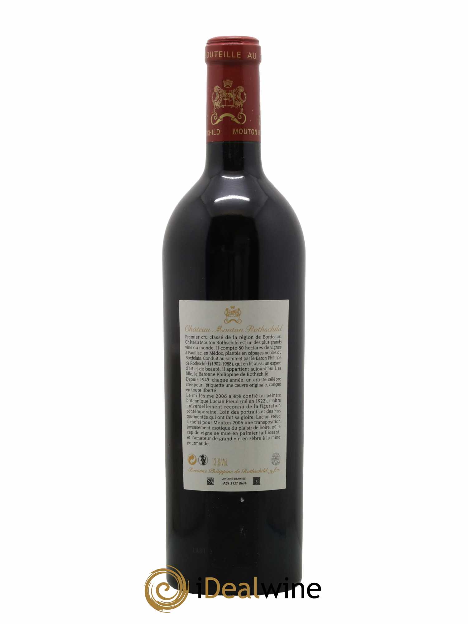 Château Mouton Rothschild 1er Grand Cru Classé 2006 - Lot de 1 bouteille - 1