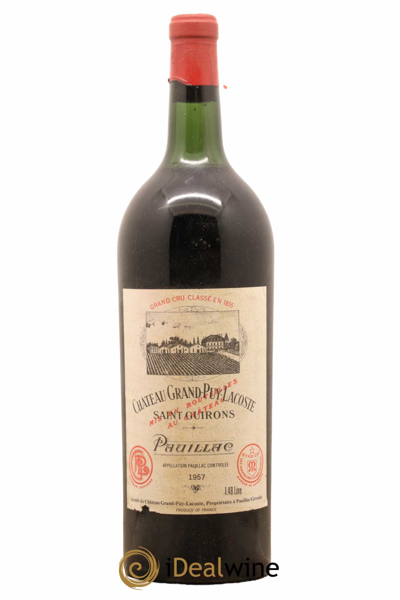 Château Grand Puy Lacoste 5ème Grand Cru Classé 1957 - Lot de 1 magnum - 0
