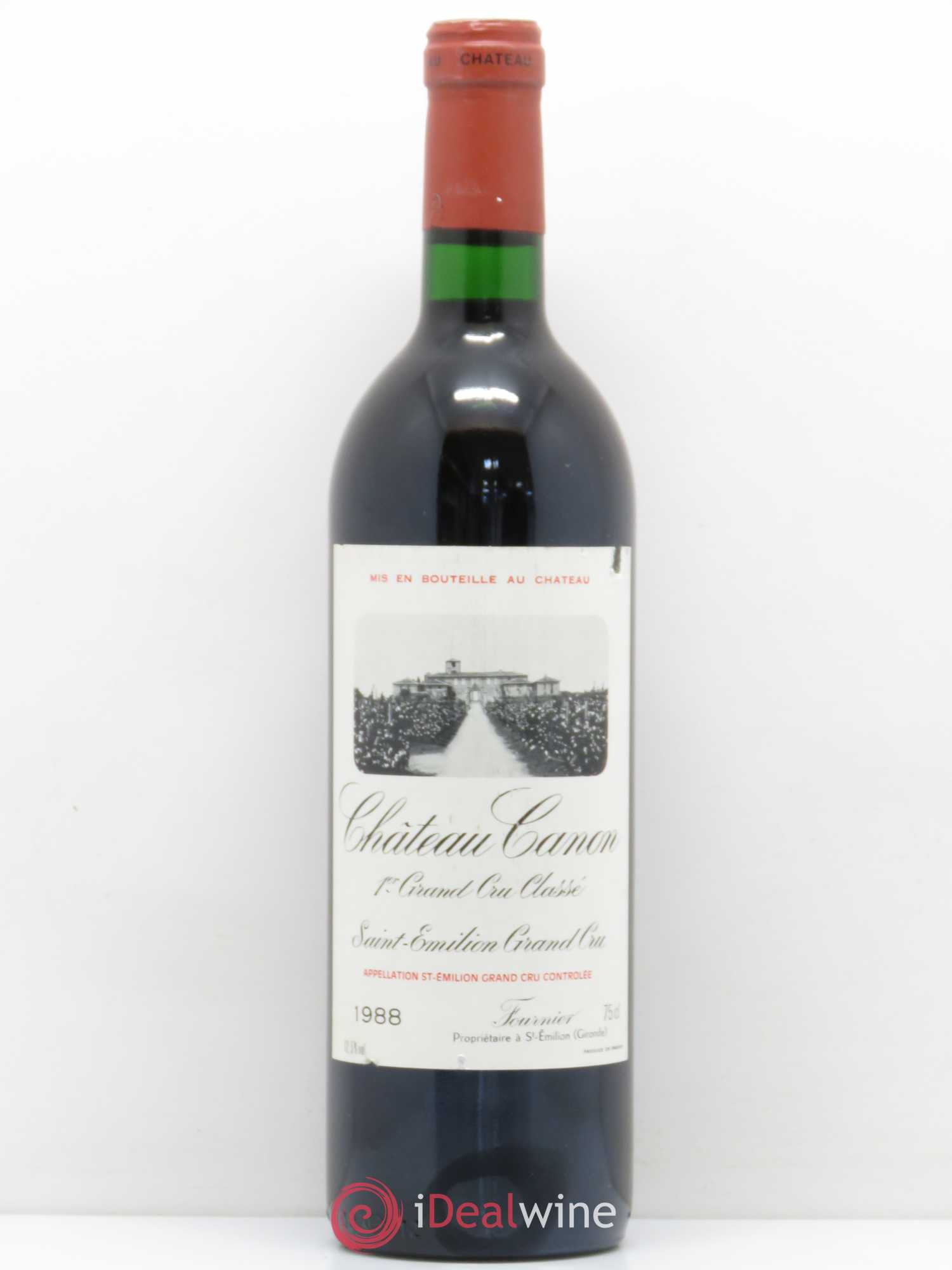 Château Canon 1er Grand Cru Classé B 1988 - Lot de 1 bouteille - 0