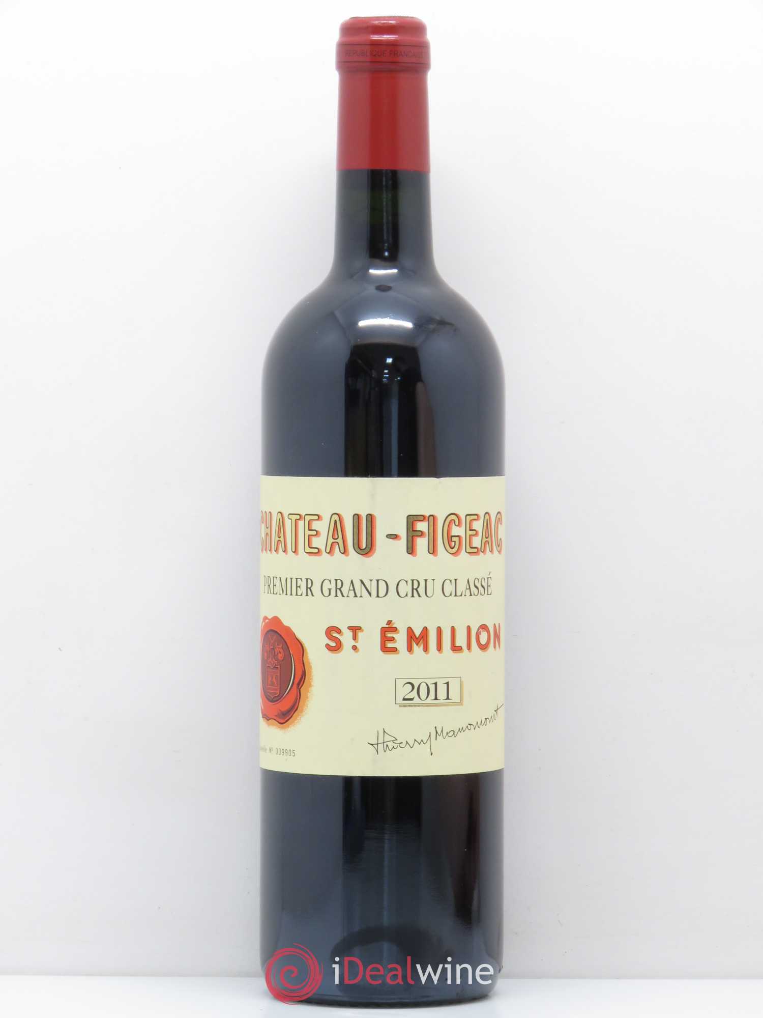 Château Figeac 1er Grand Cru Classé A 2011 - Lot de 1 bouteille - 0