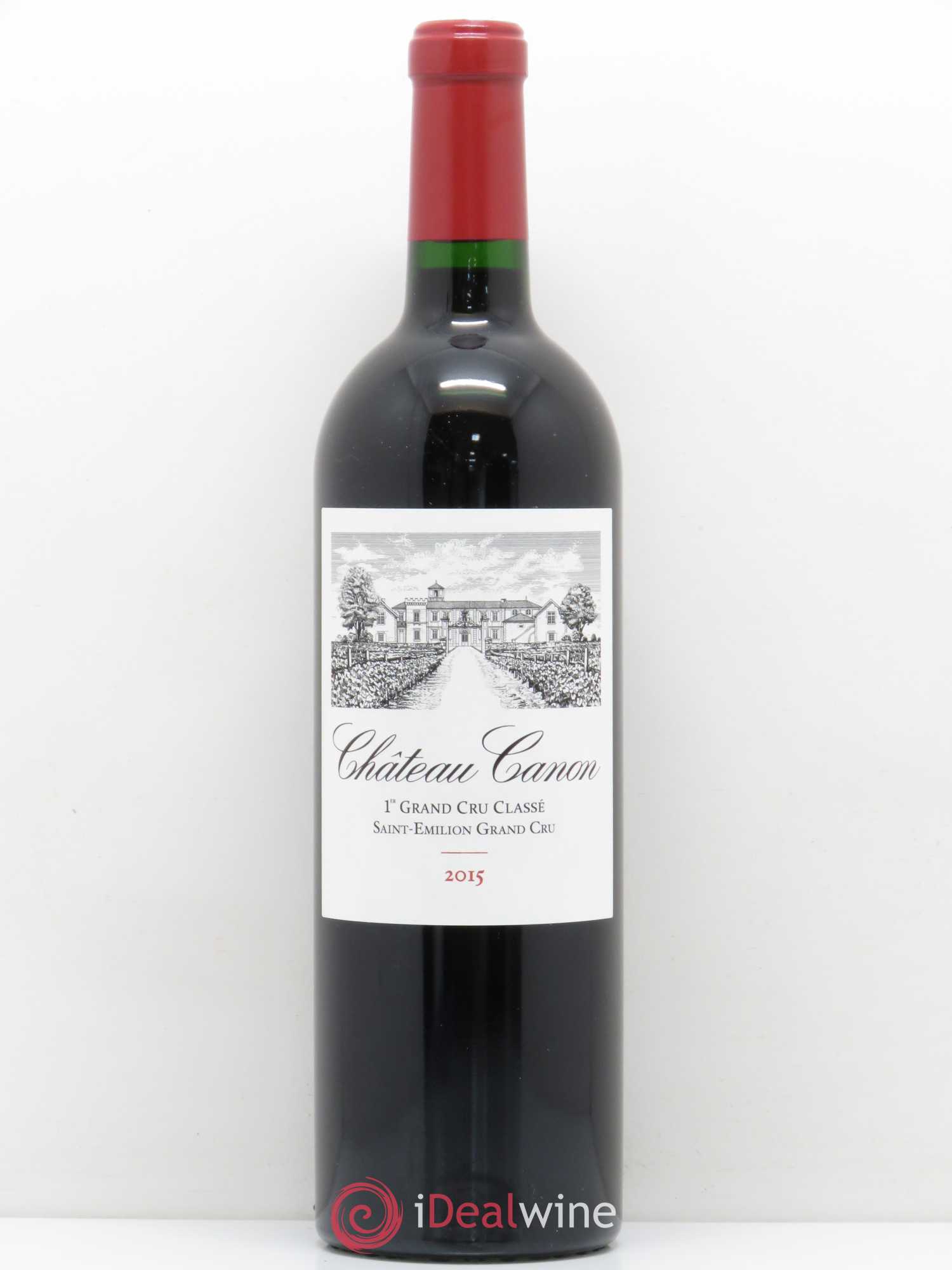 Château Canon 1er Grand Cru Classé B 2015 - Lot de 1 bouteille - 0