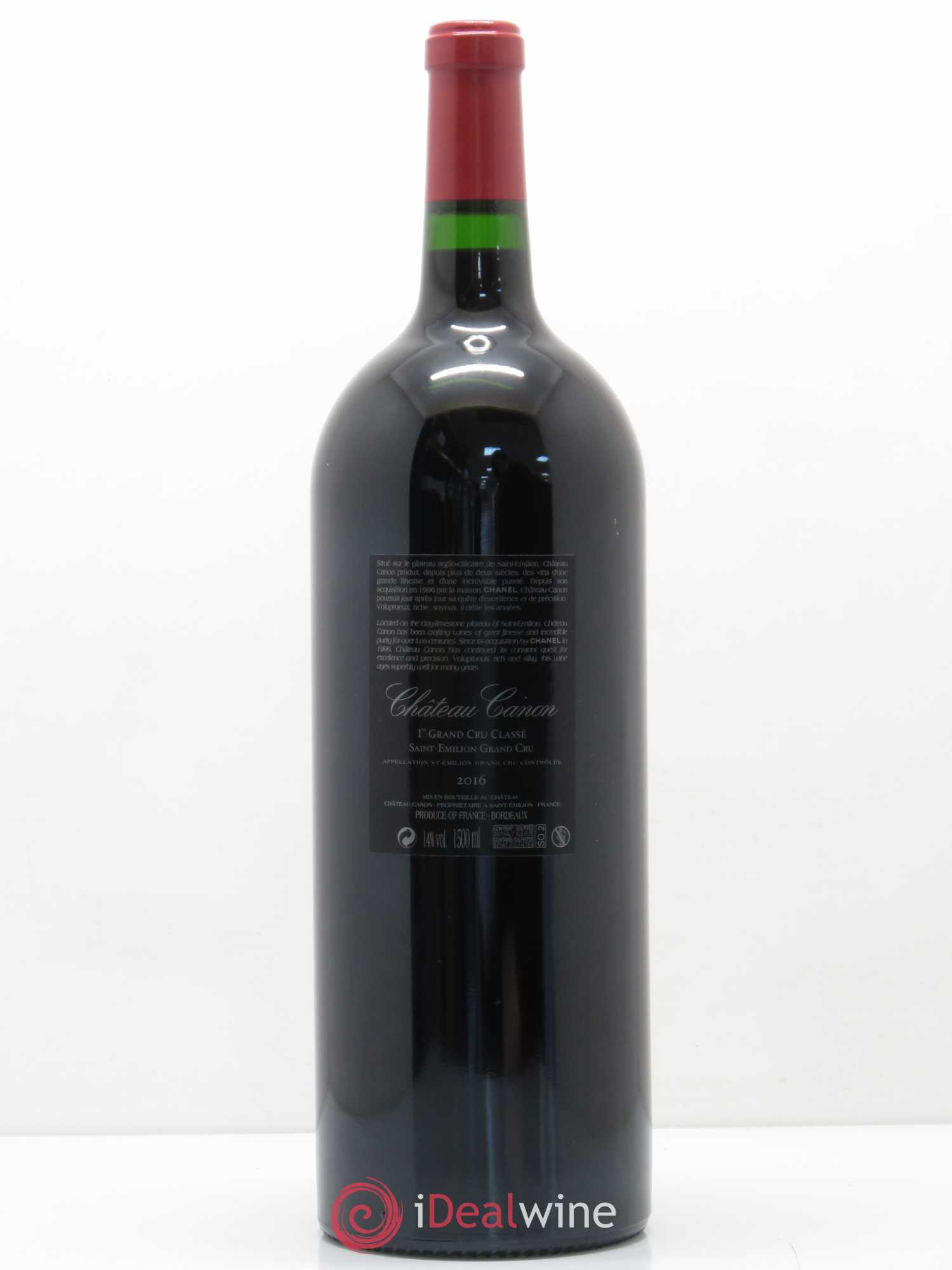 Château Canon 1er Grand Cru Classé B 2016 - Lot de 1 magnum - 1
