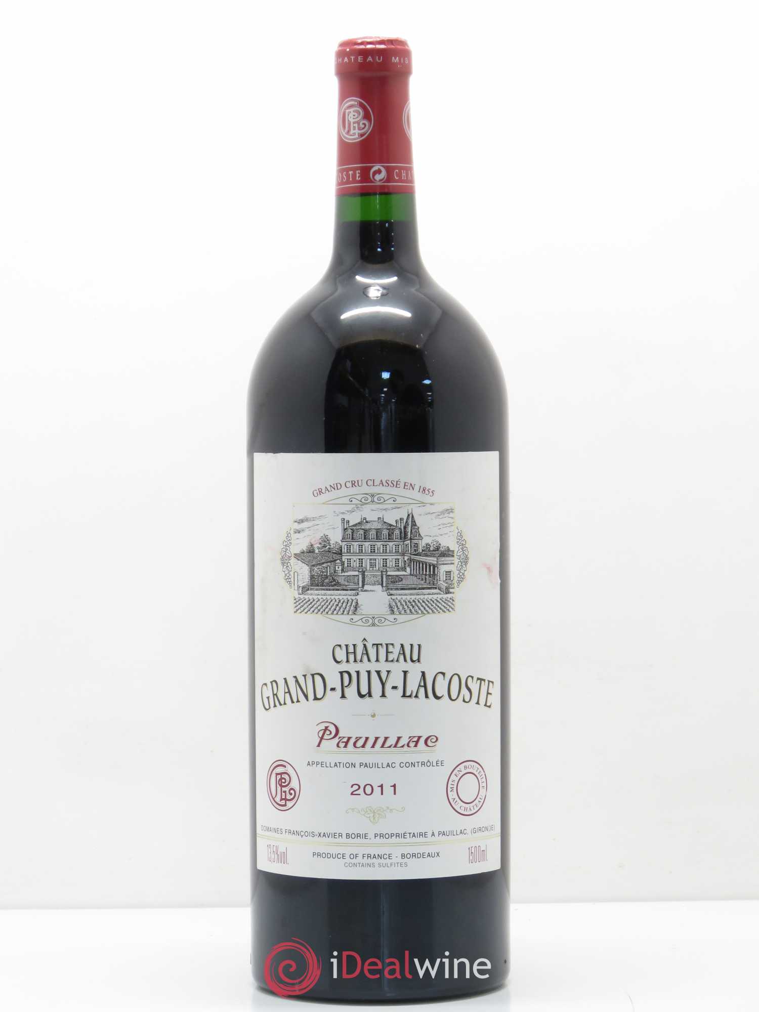 Château Grand Puy Lacoste 5ème Grand Cru Classé 2011 - Lot de 1 magnum - 0