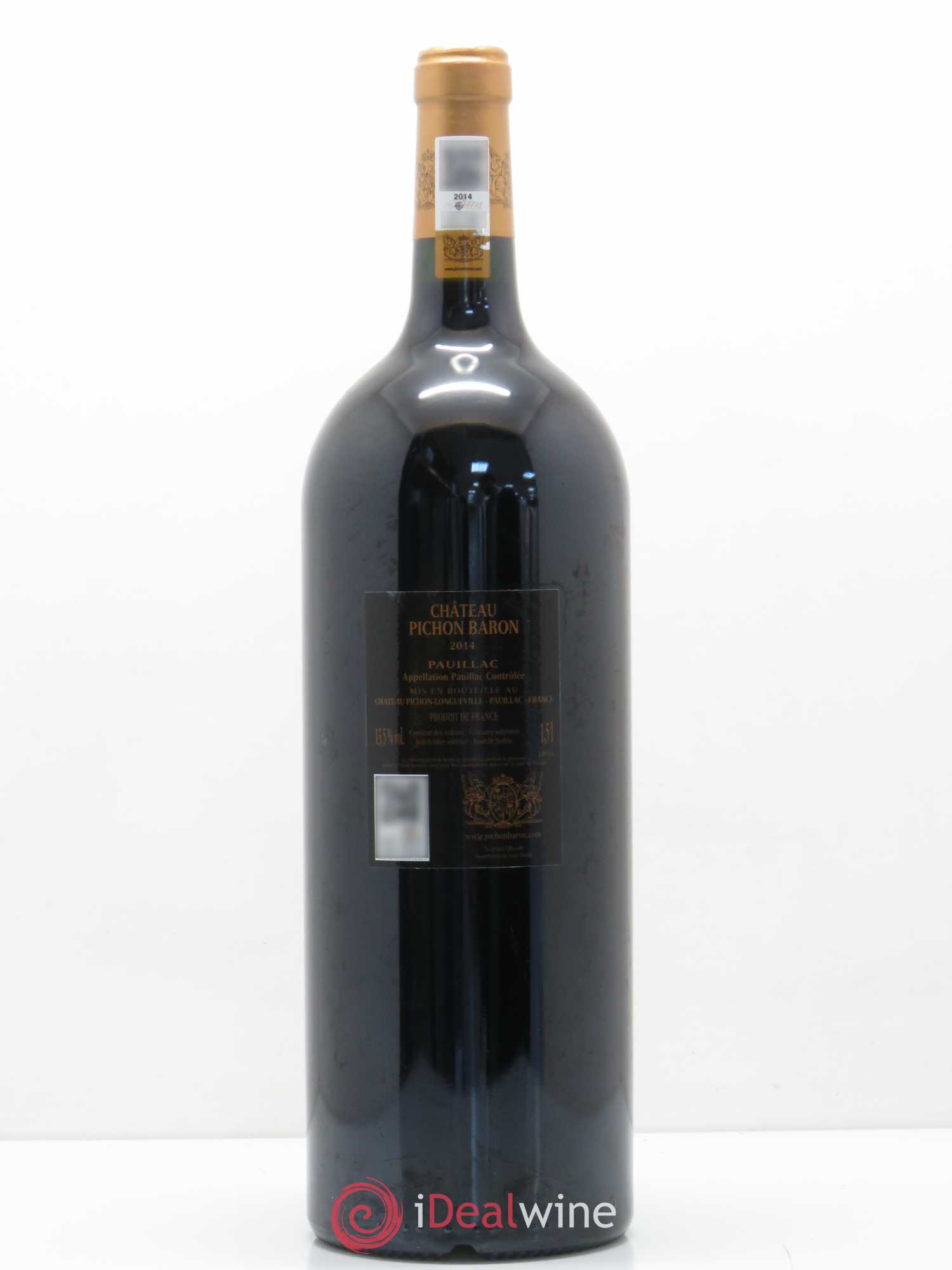 Pichon Longueville Baron 2ème Grand Cru Classé 2014 - Lot de 1 magnum - 1