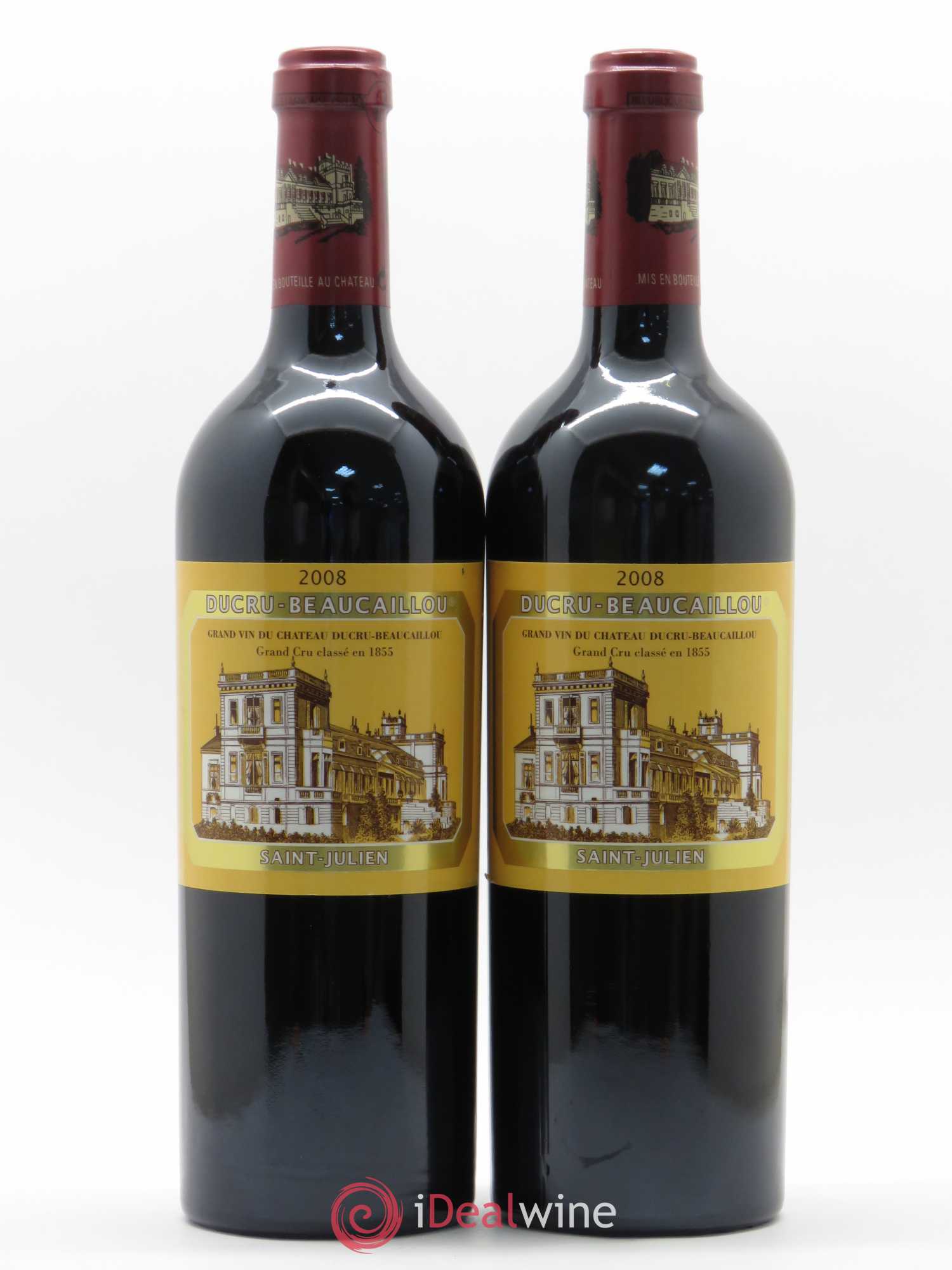 Château Ducru Beaucaillou 2ème Grand Cru Classé 2008 - Lot de 2 bouteilles - 0