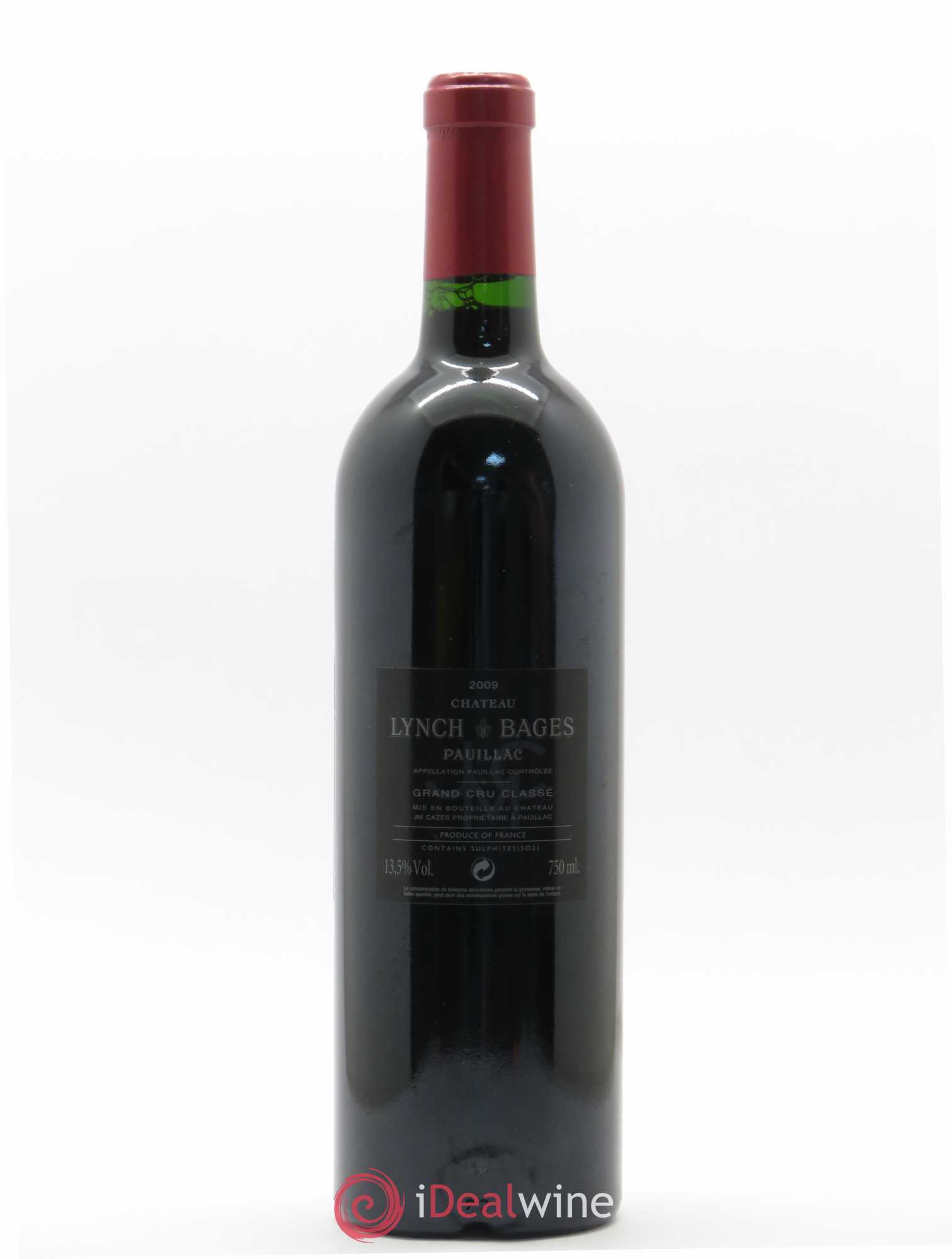 Château Lynch Bages 5ème Grand Cru Classé 2009 - Lot de 1 bouteille - 1