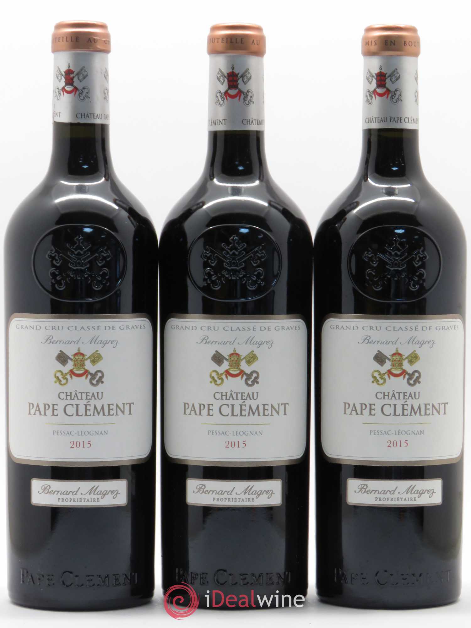 Château Pape Clément Cru Classé de Graves 2015 - Lot de 3 bouteilles - 0