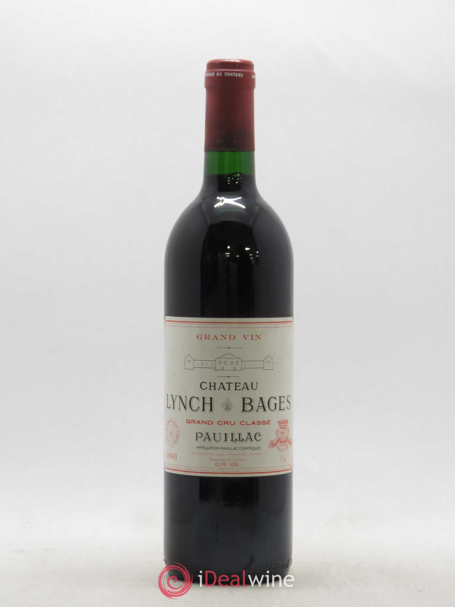 Château Lynch Bages 5ème Grand Cru Classé 1990 - Lot de 1 bouteille - 0