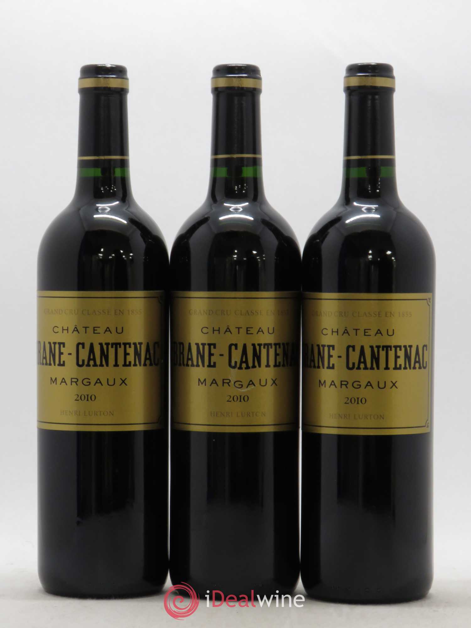 Château Brane Cantenac 2ème Grand Cru Classé 2010 - Lot de 3 bouteilles - 0