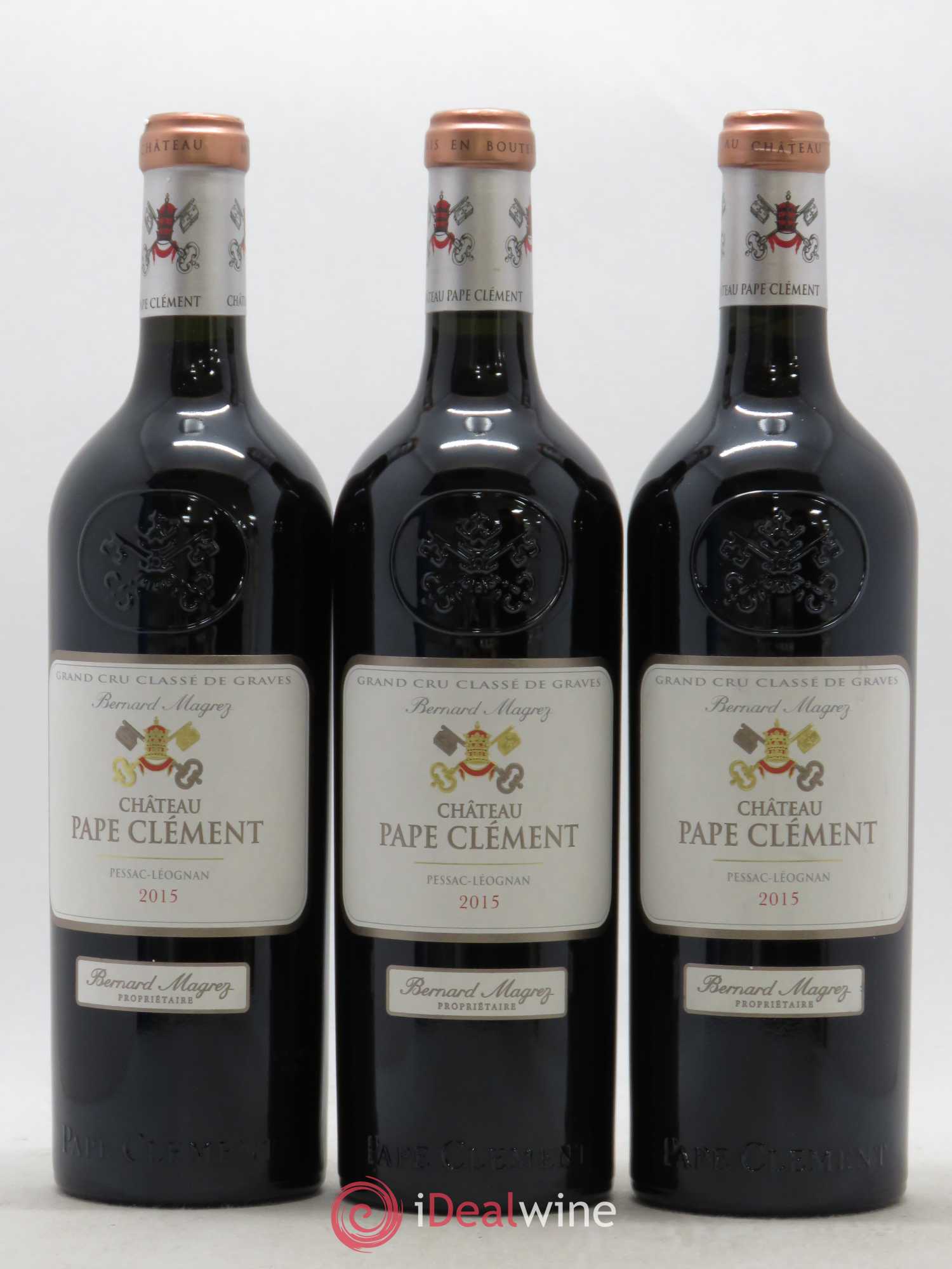 Château Pape Clément Cru Classé de Graves 2015 - Lot de 3 bouteilles - 0