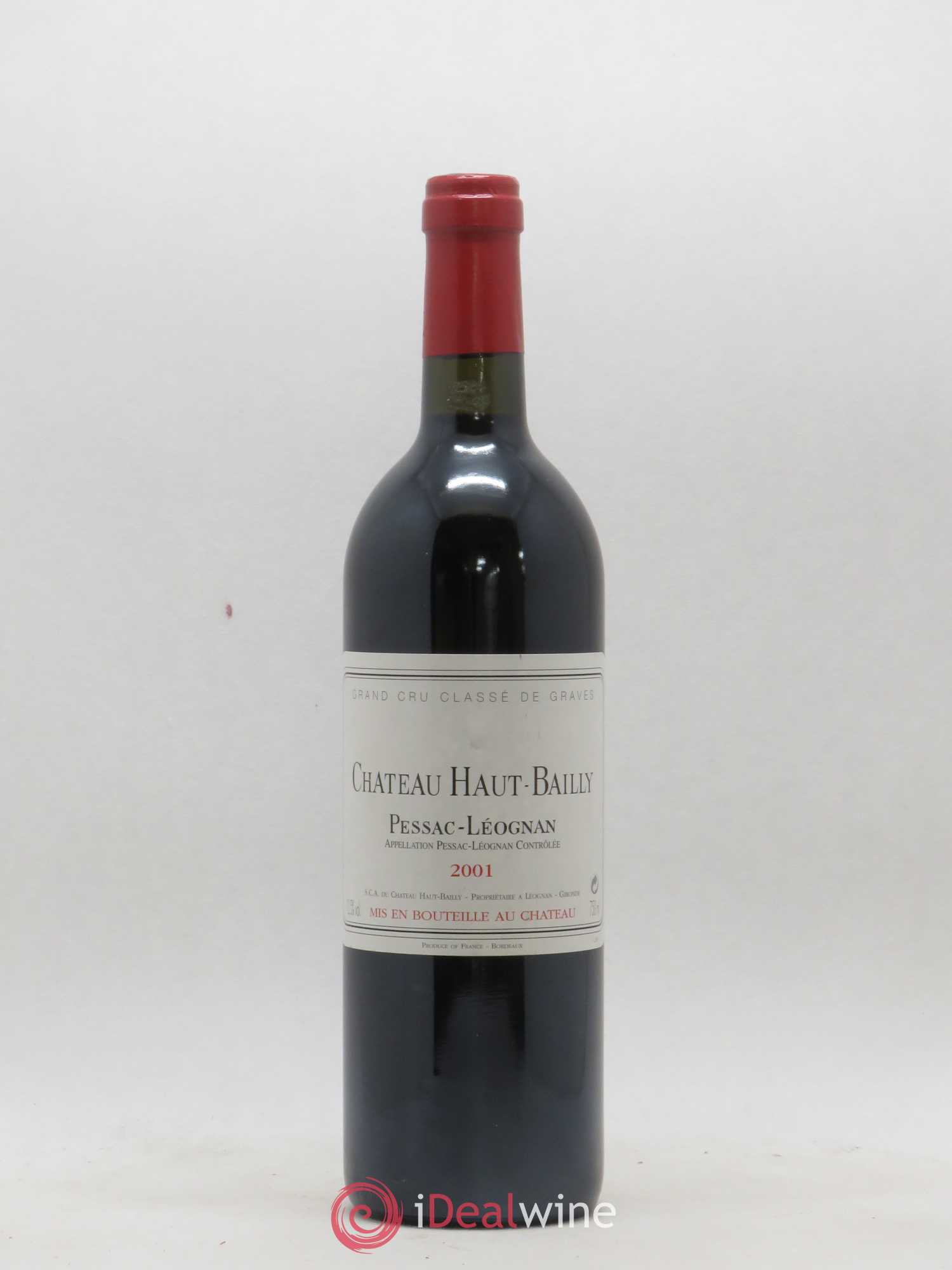 Château Haut-Bailly Cru Classé de Graves 2001 - Lot de 1 bouteille - 0