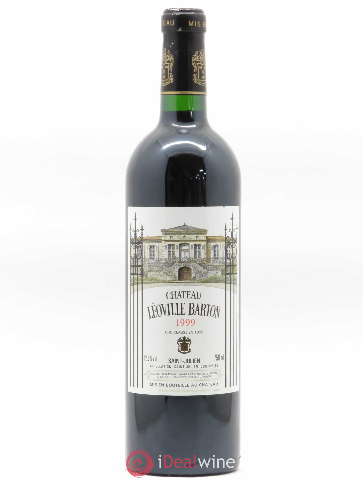 Château Léoville Barton 2ème Grand Cru Classé 1999 - Lot de 1 bouteille - 0