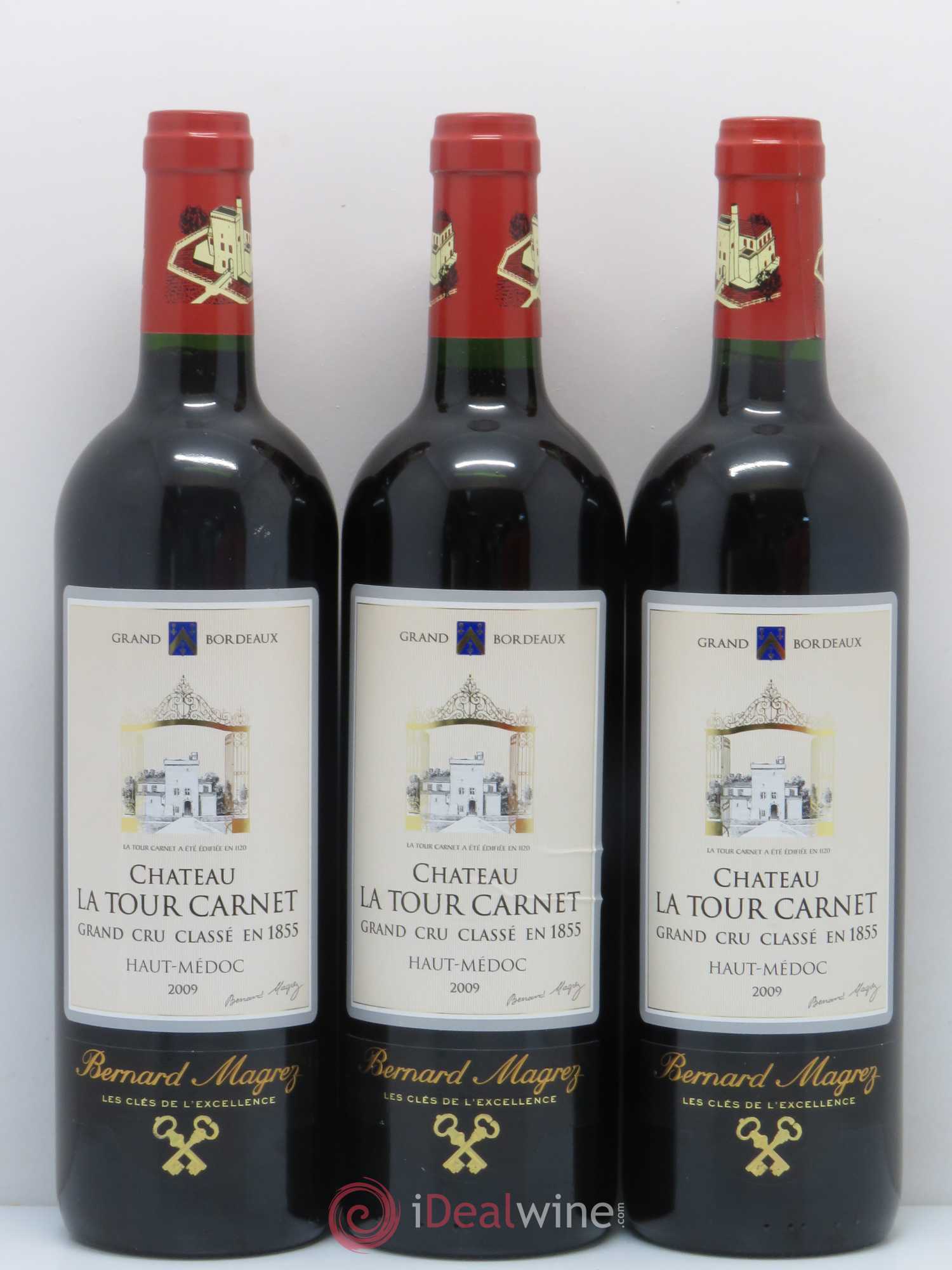 Château la Tour Carnet 4ème Grand Cru Classé 2009 - Lot de 6 bouteilles - 2