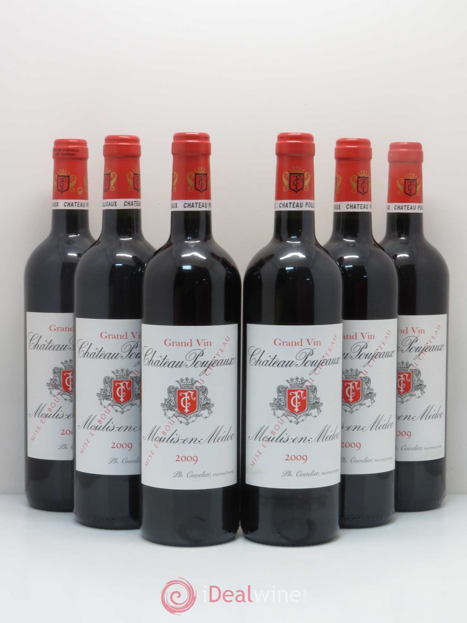 Château Poujeaux 2009 - Lot de 6 bouteilles - 0