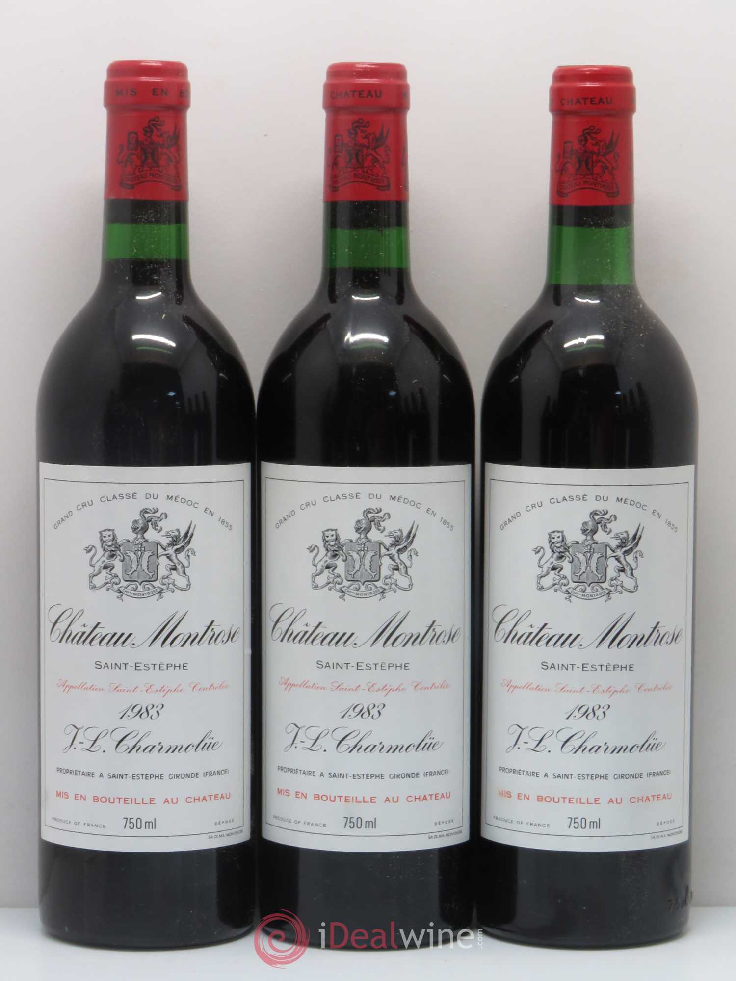 Château Montrose 2ème Grand Cru Classé 1983 - Lot de 11 bouteilles - 1