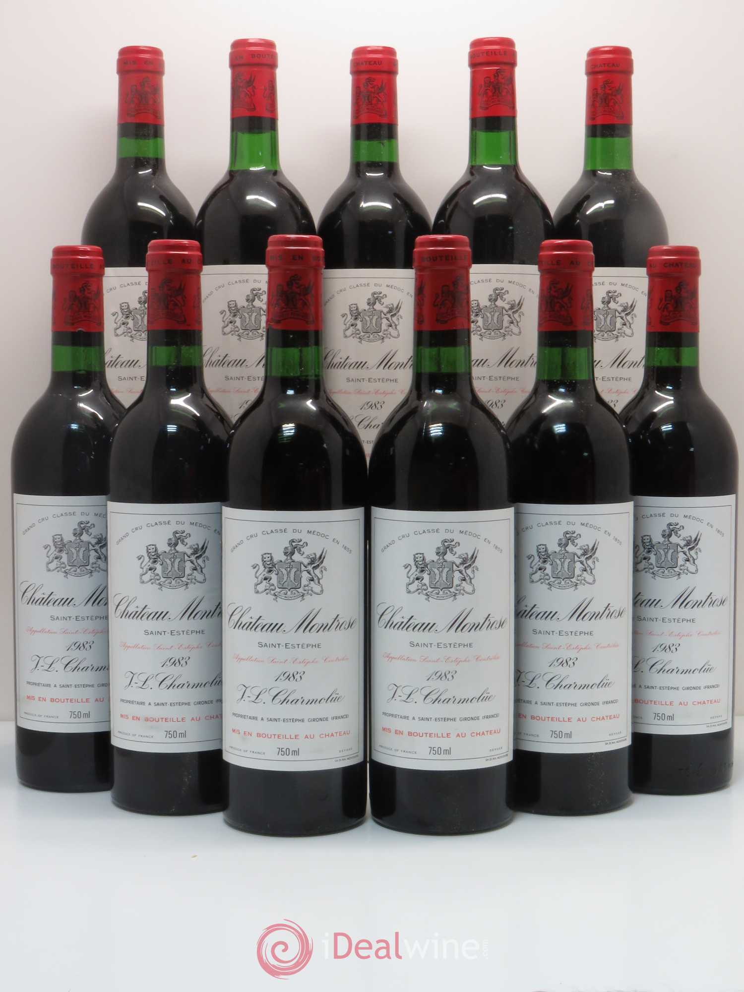Château Montrose 2ème Grand Cru Classé 1983 - Lot de 11 bouteilles - 0