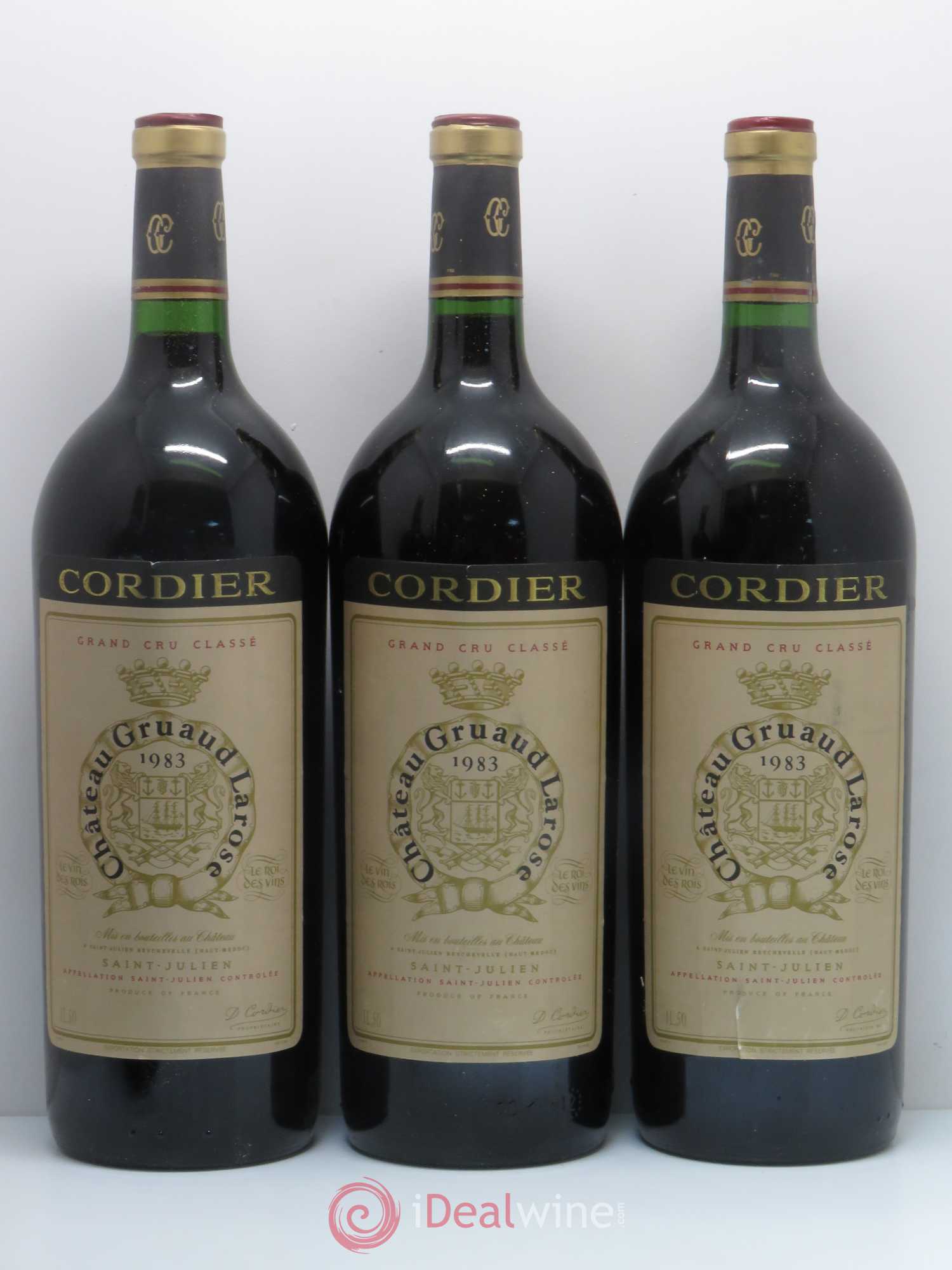 Château Gruaud Larose 2ème Grand Cru Classé 1983 - Lot de 6 magnums - 1