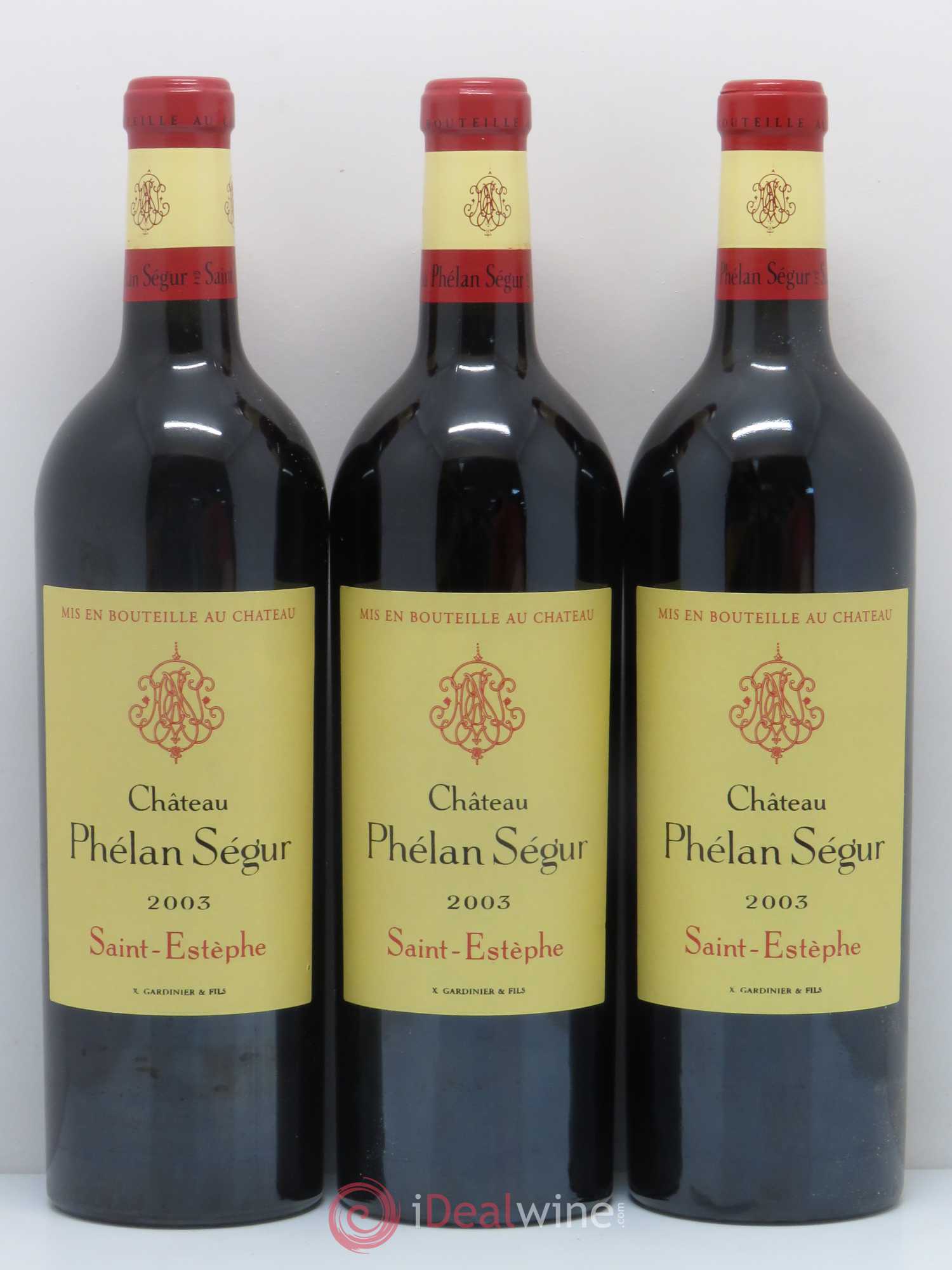 Château Phélan Ségur 2003 - Lot de 6 bouteilles - 2