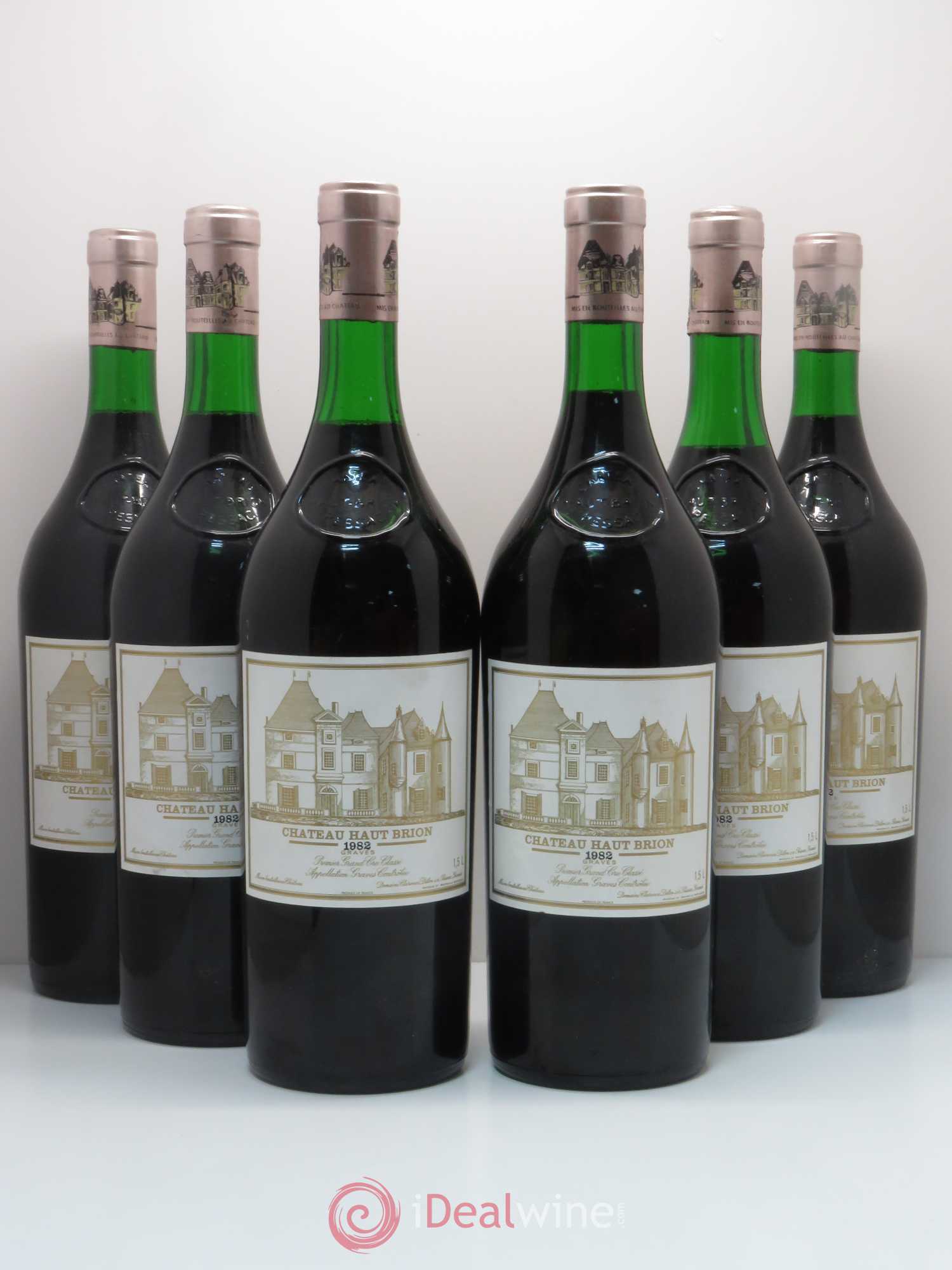Château Haut Brion 1er Grand Cru Classé 1982 - Lot de 6 magnums - 0