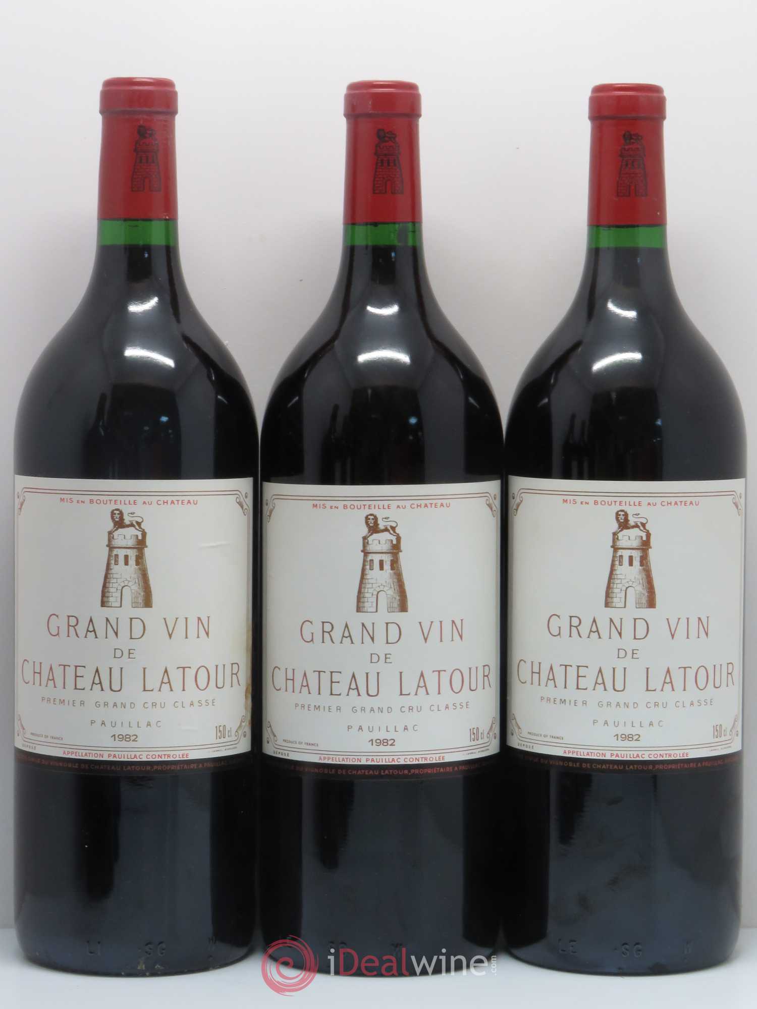 Château Latour 1er Grand Cru Classé 1982 - Lot de 6 magnums - 1