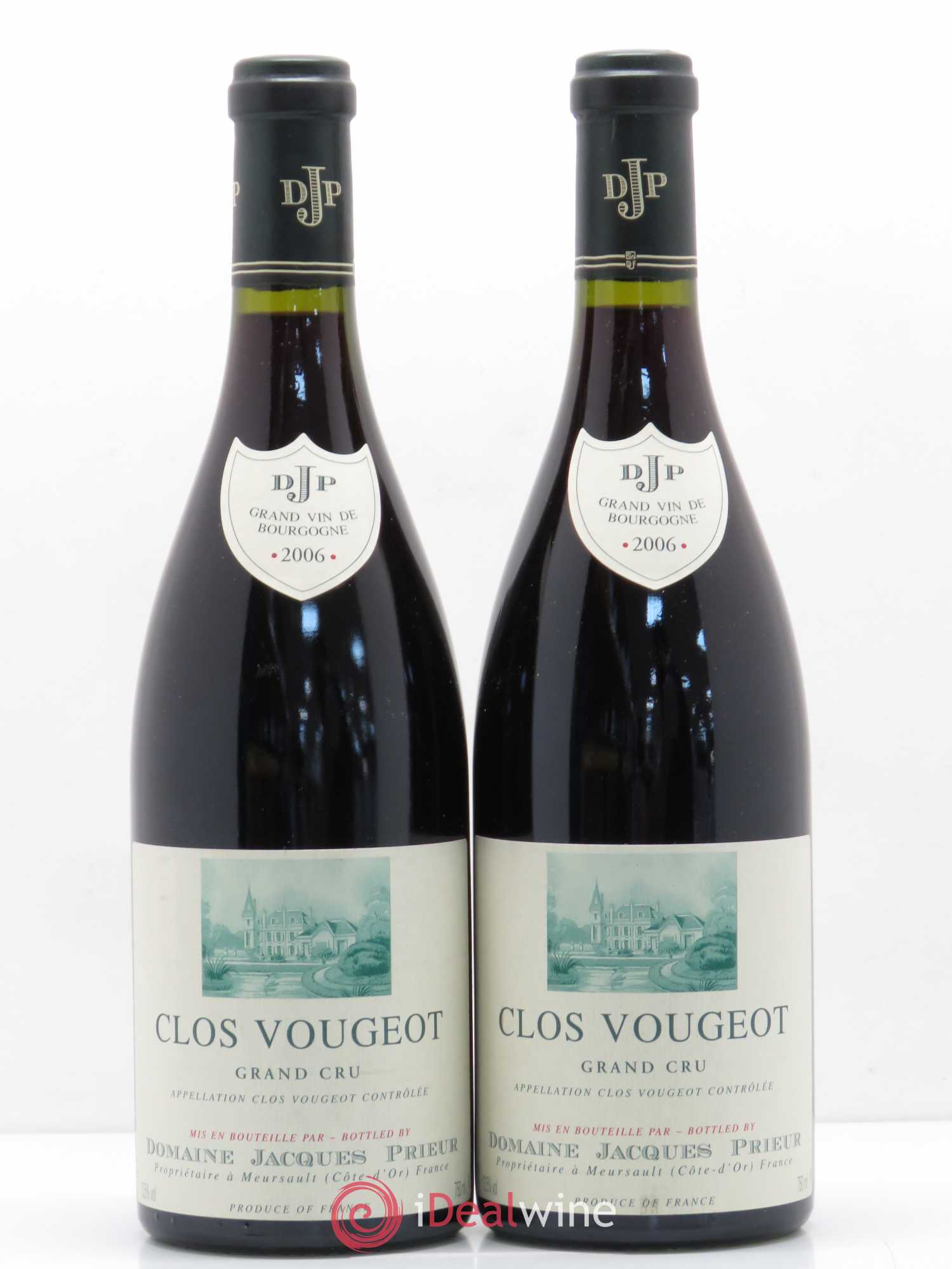 Clos de Vougeot Grand Cru Jacques Prieur (Domaine) 2006 - Lot de 2 bouteilles - 0