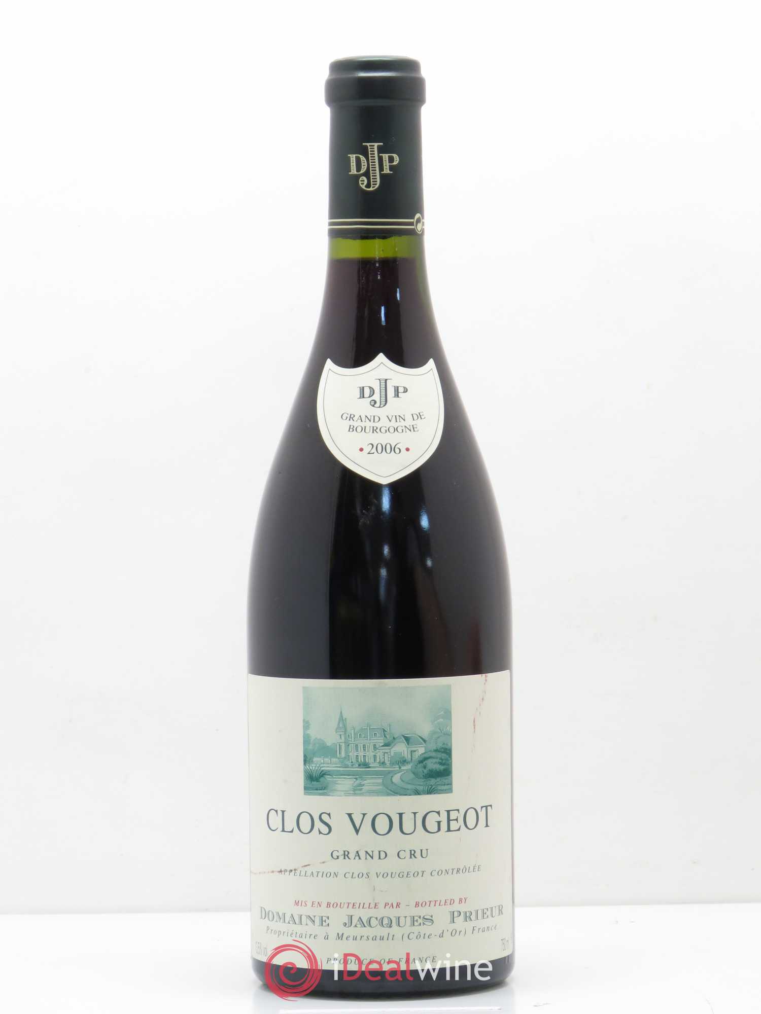 Clos de Vougeot Grand Cru Jacques Prieur (Domaine) 2006 - Lot de 1 bouteille - 0