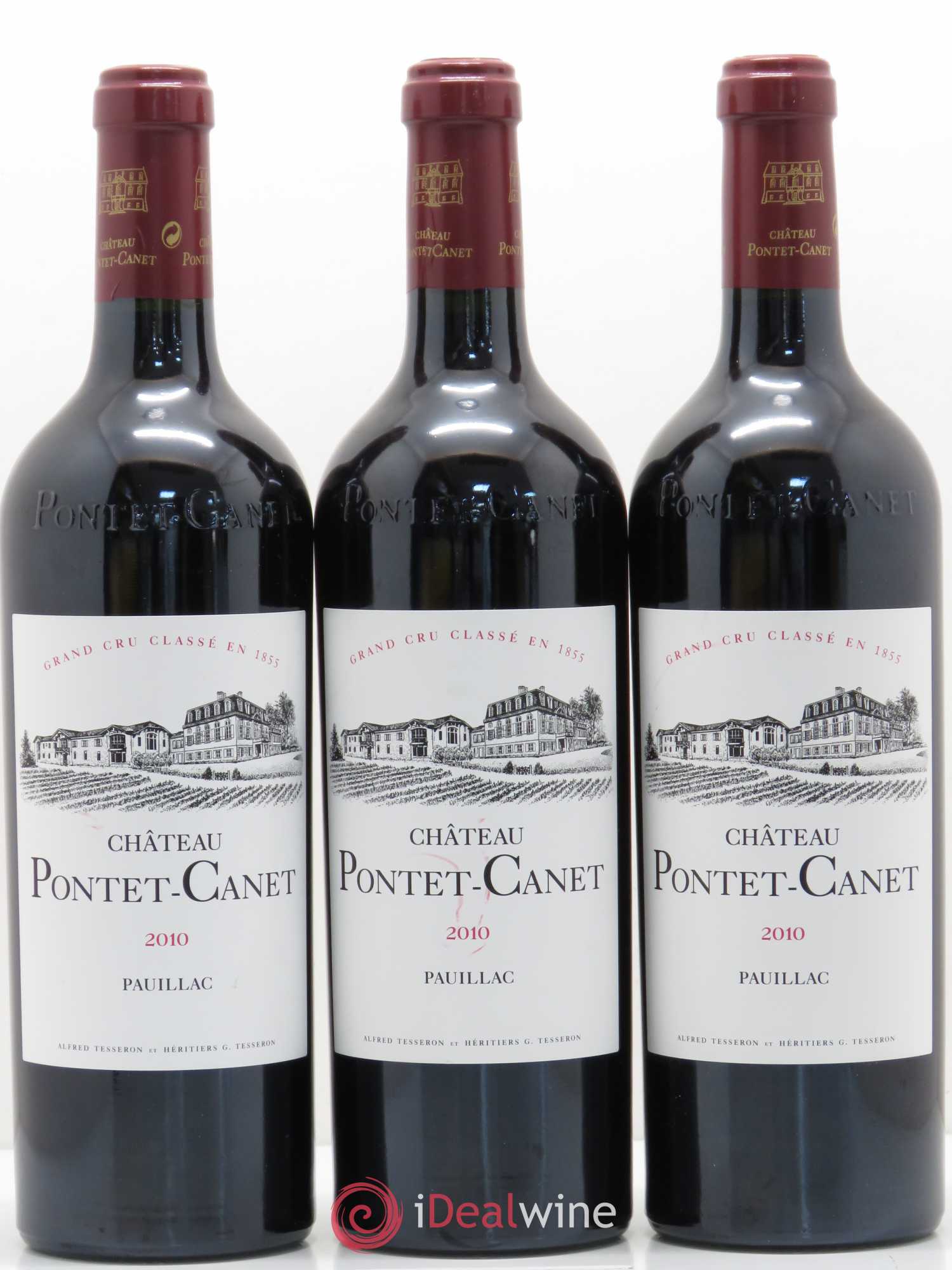 Château Pontet Canet 5ème Grand Cru Classé 2010 - Lot de 6 bouteilles - 3