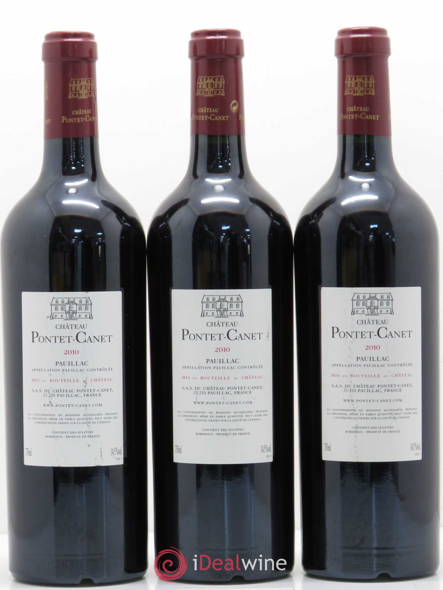 Château Pontet Canet 5ème Grand Cru Classé 2010 - Lot de 6 bouteilles - 4