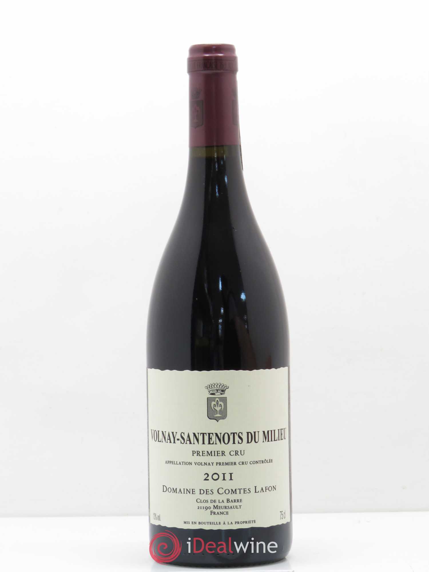 Volnay 1er Cru Santenots du Milieu Comtes Lafon (Domaine des) 2011 - Lot de 1 bouteille - 0