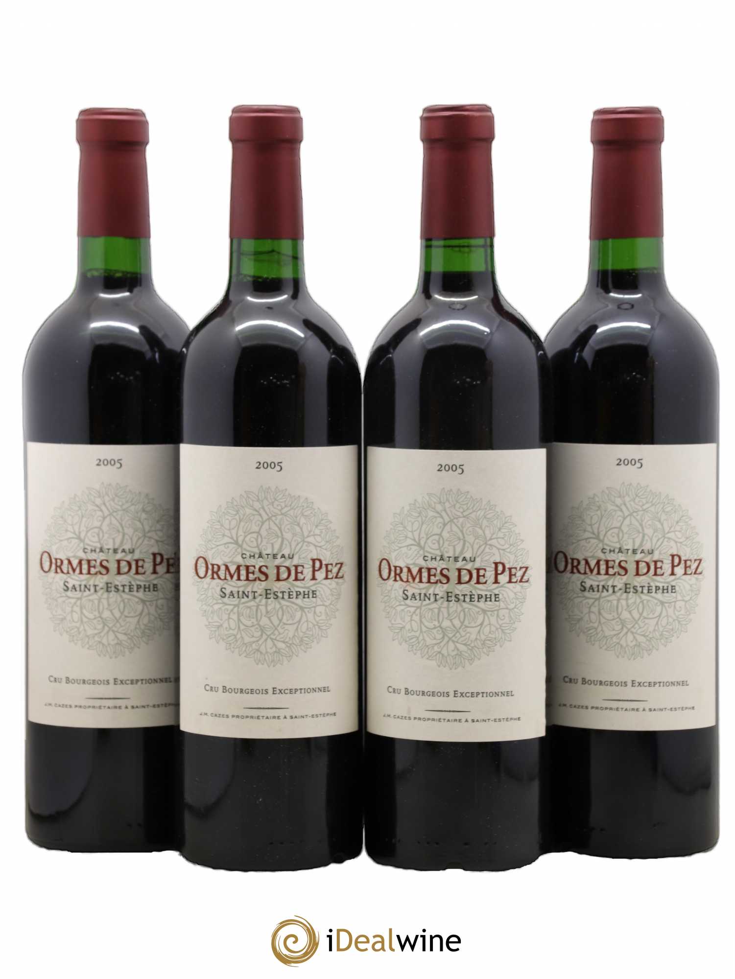Château les Ormes de Pez 2005 - Lot de 4 bouteilles - 0
