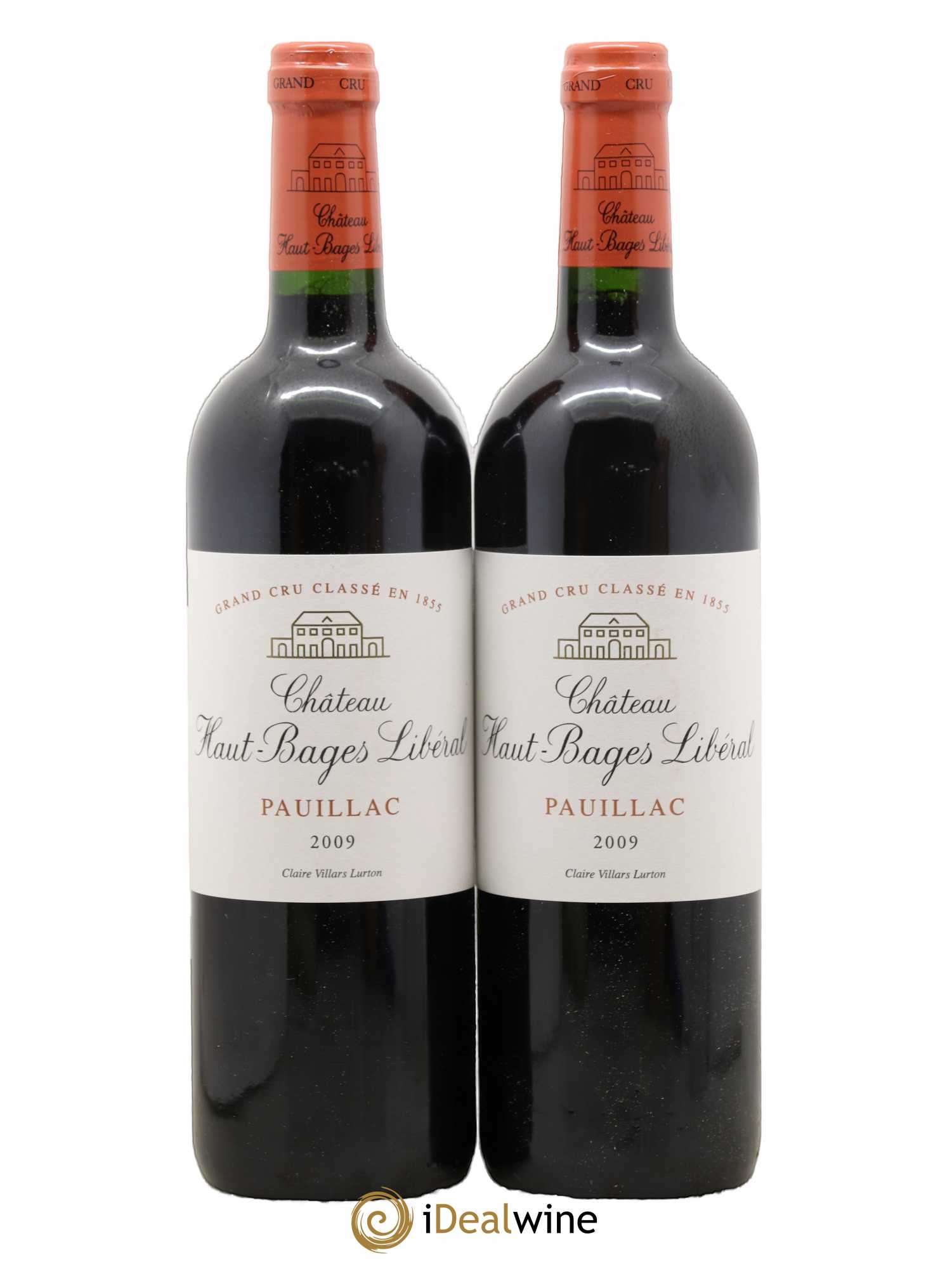 Château Haut Bages Libéral 5ème Grand Cru Classé 2009 - Lot de 2 bouteilles - 0