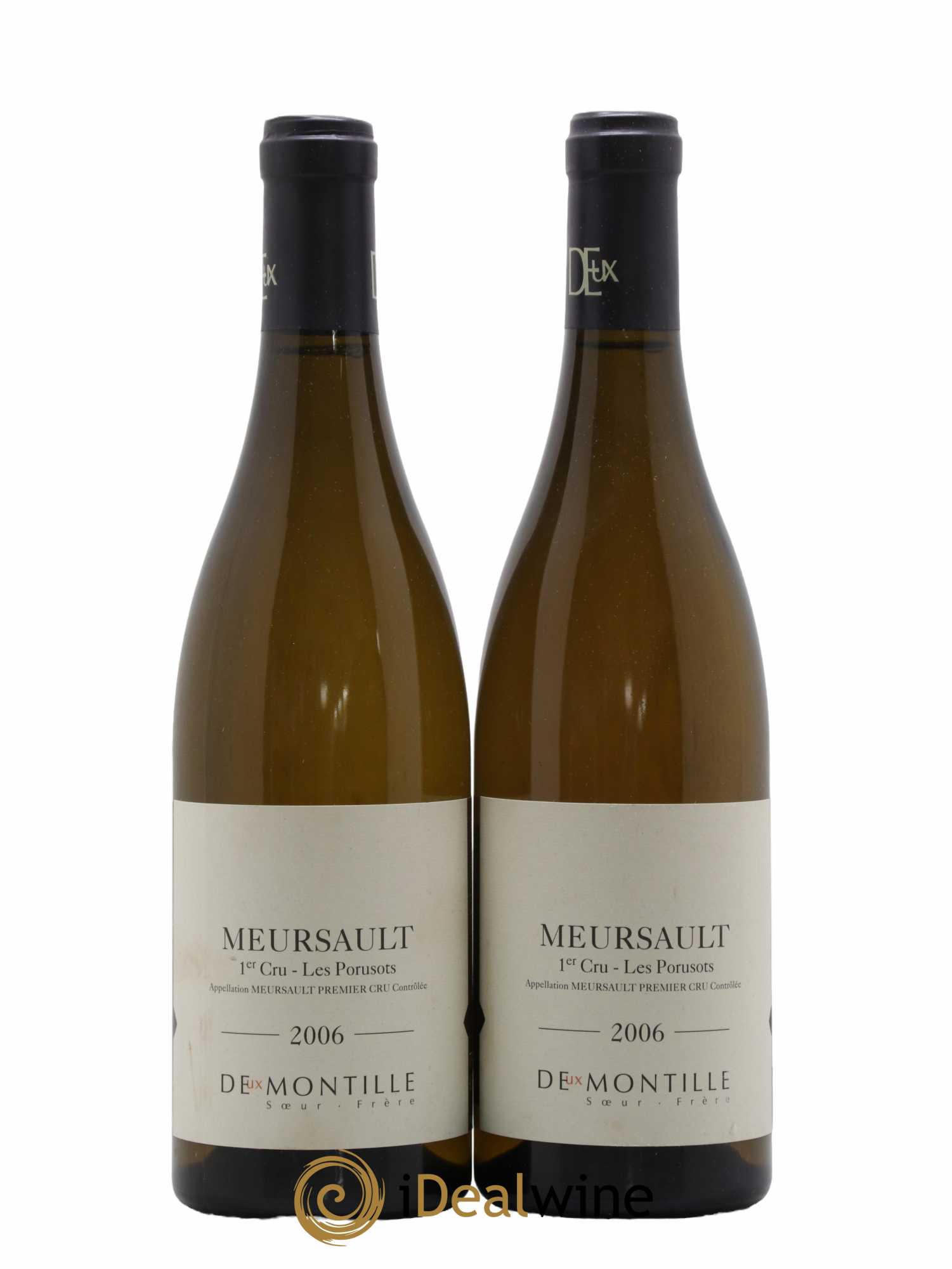 Meursault 1er Cru Les Porusots Deux Montille (Maison) 2006 - Lot de 2 bouteilles - 0
