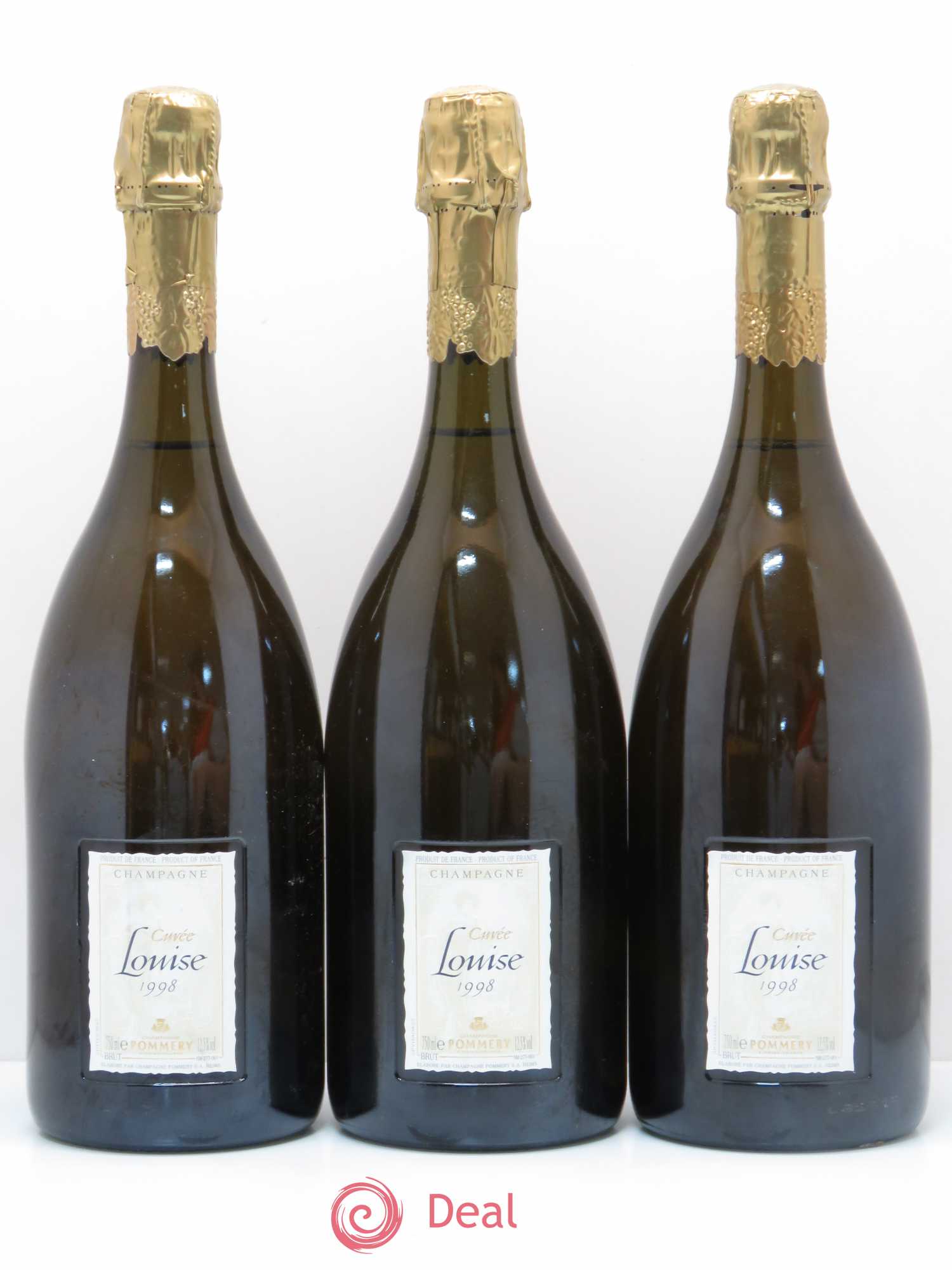 Cuvée Louise Pommery 1998 - Lot de 3 bouteilles - 0