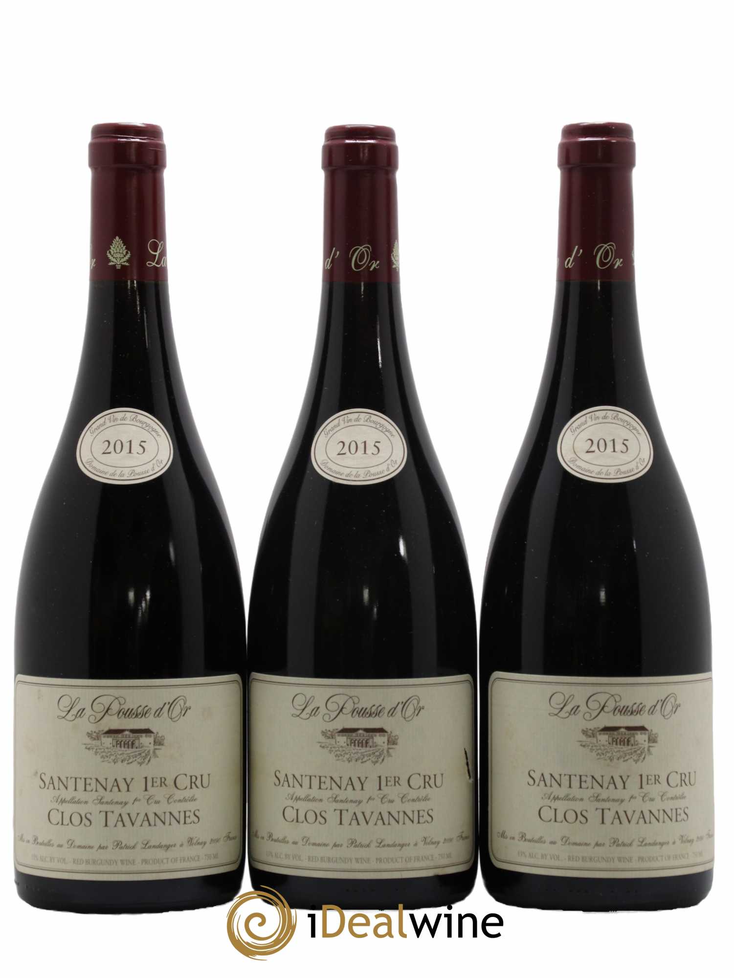 Santenay 1er Cru Clos Tavannes La Pousse d'Or (Domaine de) 2015 - Lot de 3 bouteilles - 0