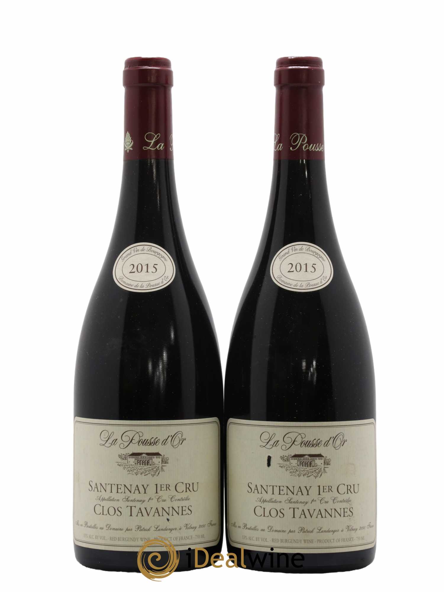 Santenay 1er Cru Clos Tavannes La Pousse d'Or (Domaine de) 2015 - Lot de 2 bouteilles - 0