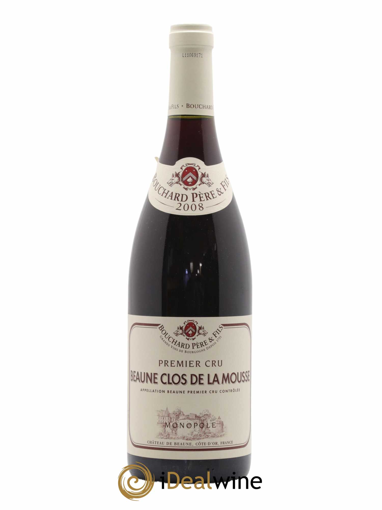 Beaune 1er Cru Clos de la Mousse Bouchard Père & Fils 2008 - Lot de 1 bouteille - 0