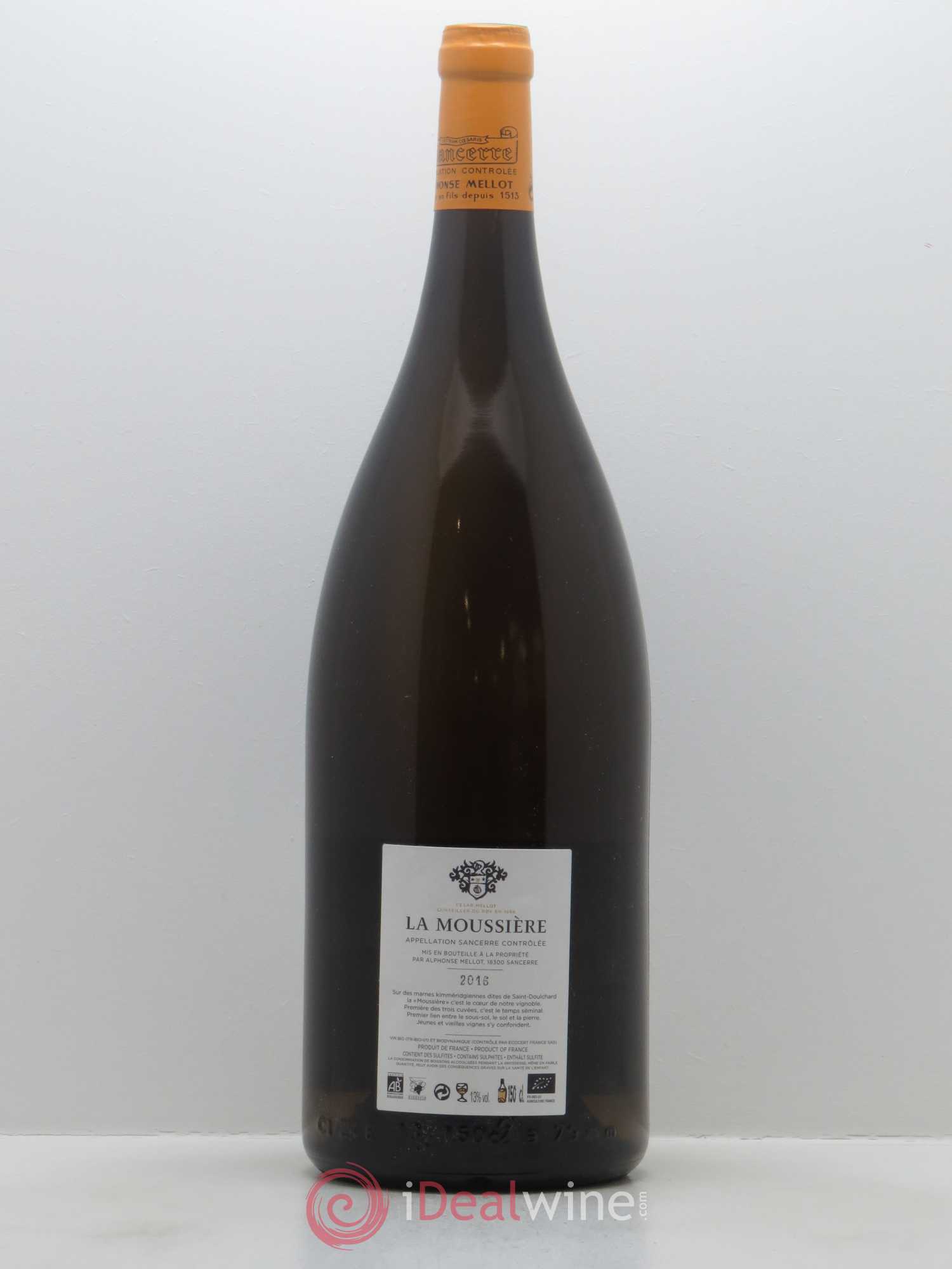 Sancerre La Moussière Alphonse Mellot 2016 - Lot de 1 magnum - 1