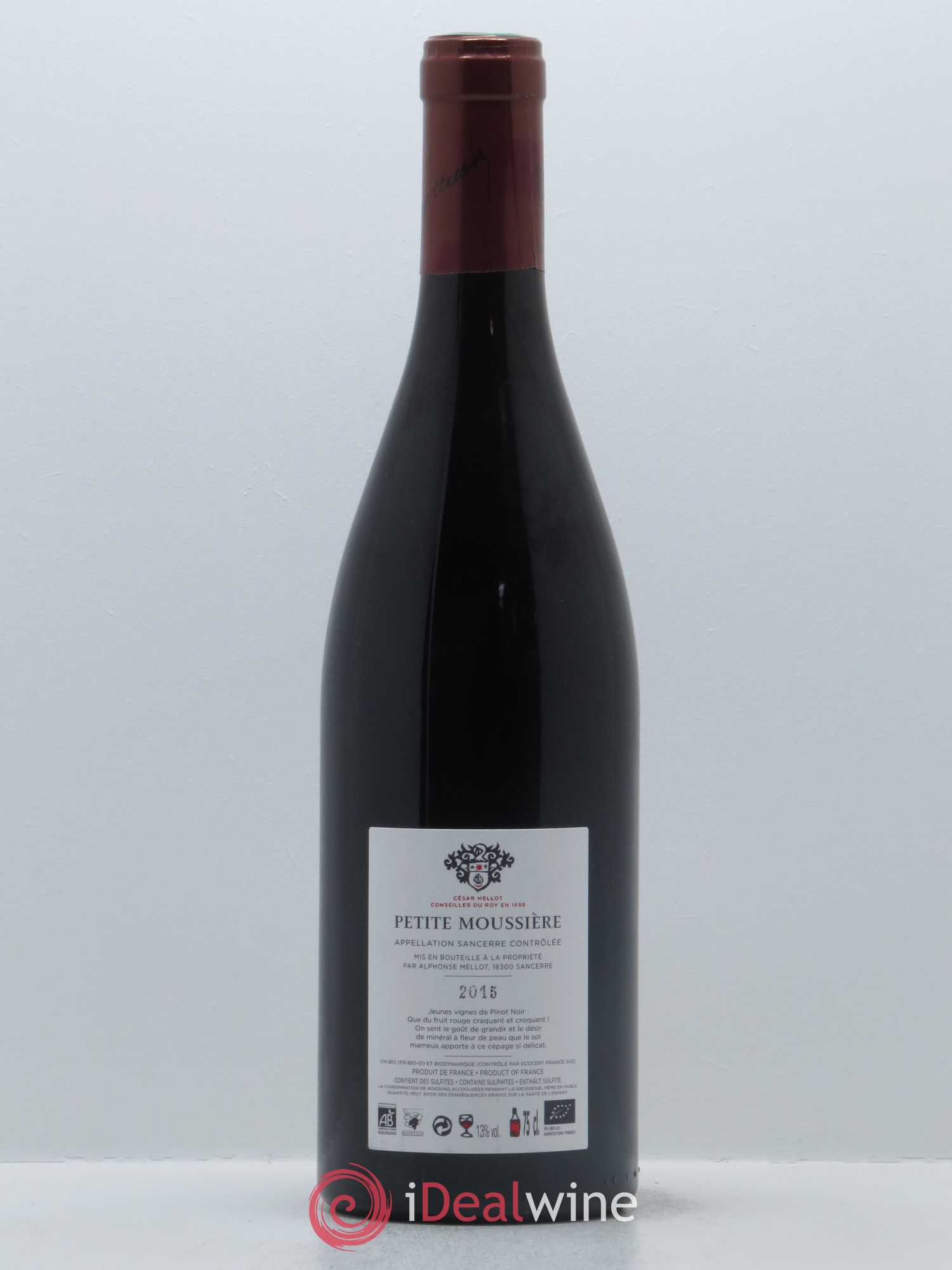 Sancerre La Petite Moussière Alphonse Mellot 2015 - Lot de 1 bouteille - 1