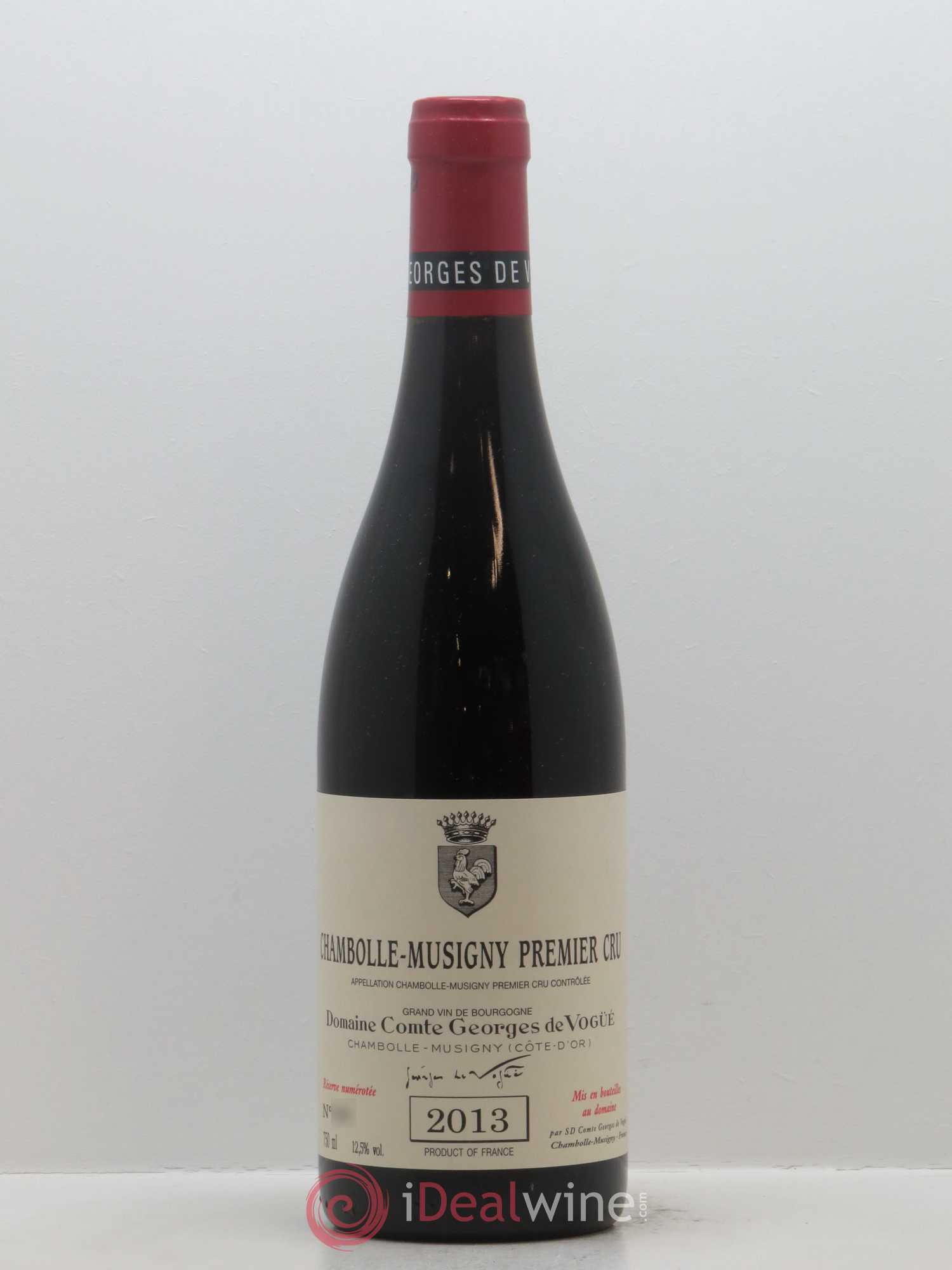 Chambolle-Musigny 1er Cru Comte Georges de Vogüé 2013 - Lot de 1 bouteille - 0