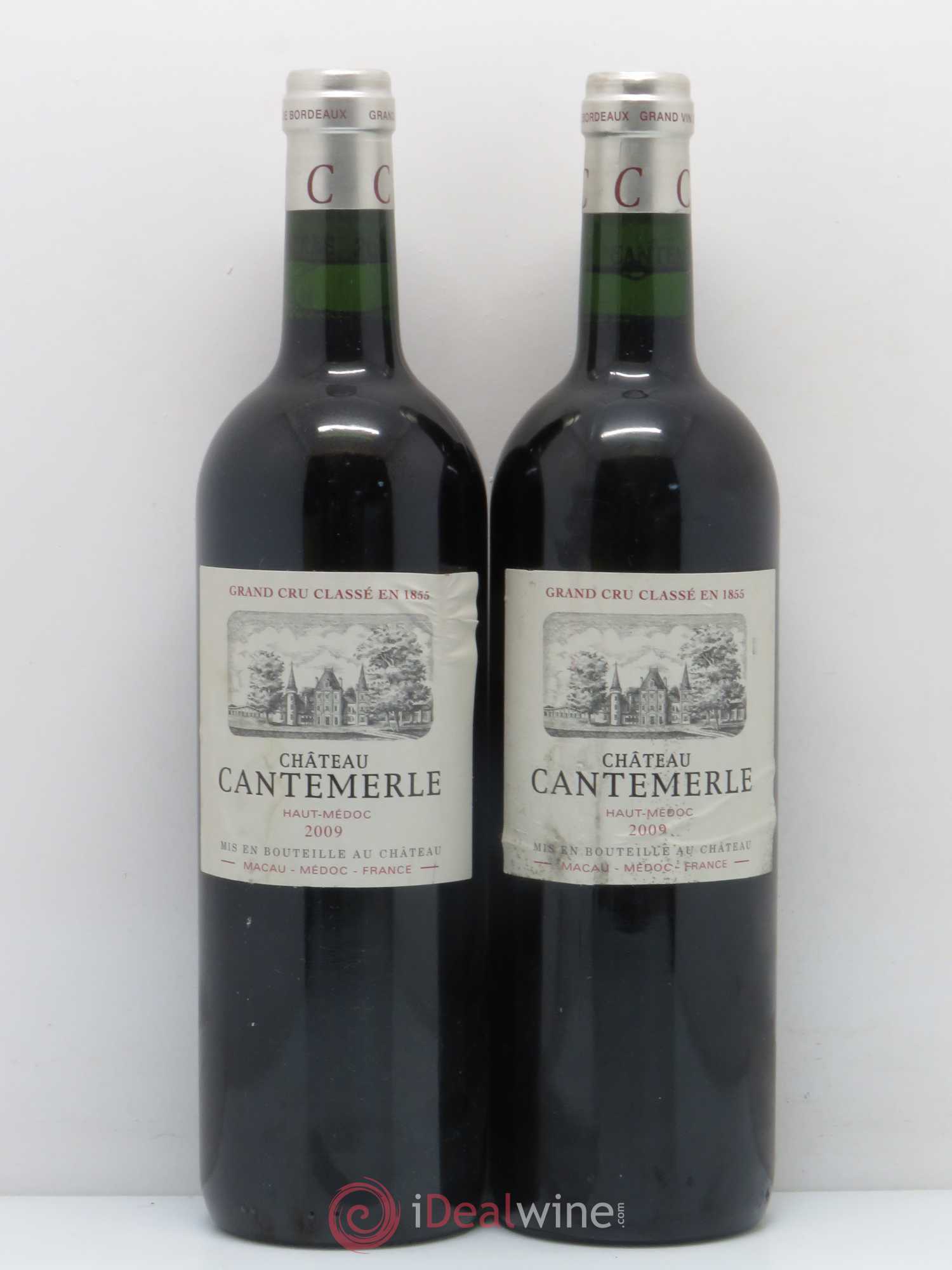 Château Cantemerle 5ème Grand Cru Classé 2009 - Lot de 2 bouteilles - 0