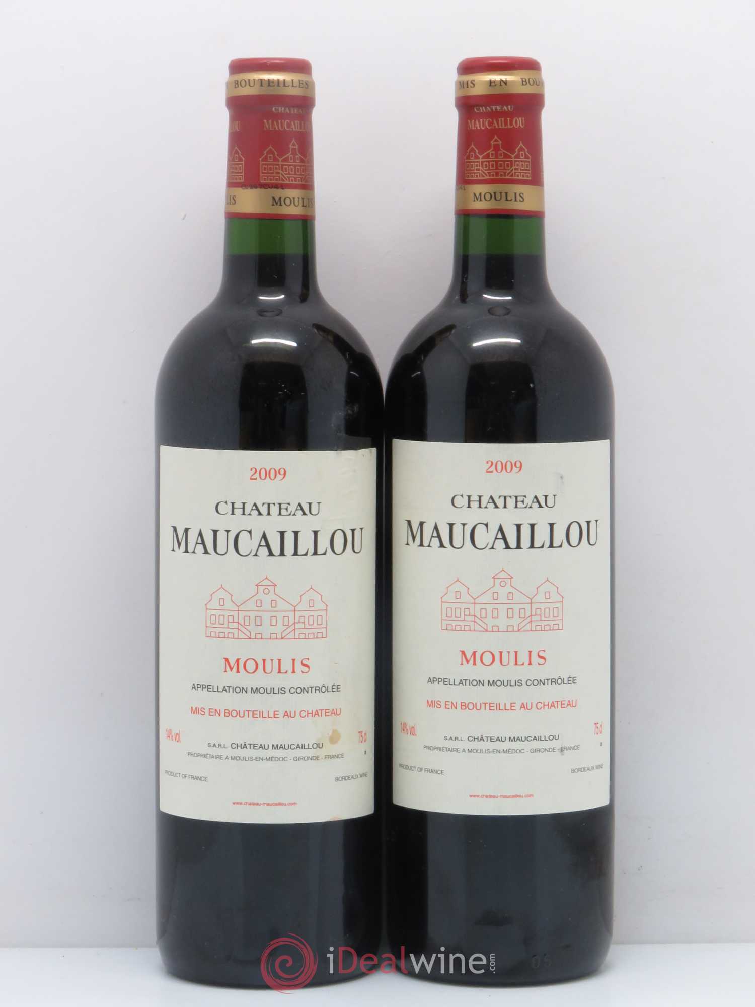 Château Maucaillou 2009 - Lot de 2 bouteilles - 0