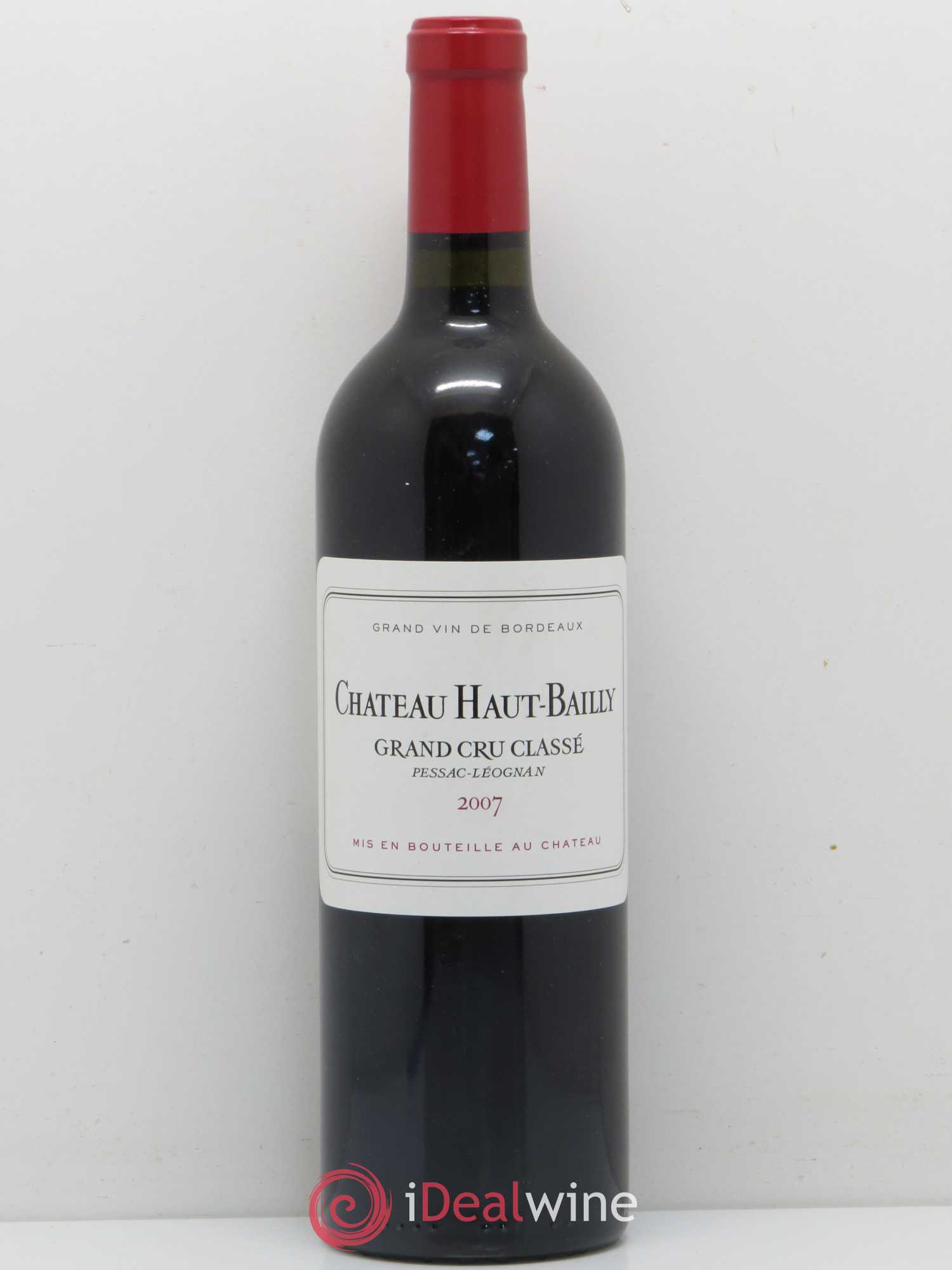 Château Haut-Bailly Cru Classé de Graves 2007 - Lot de 1 bouteille - 0