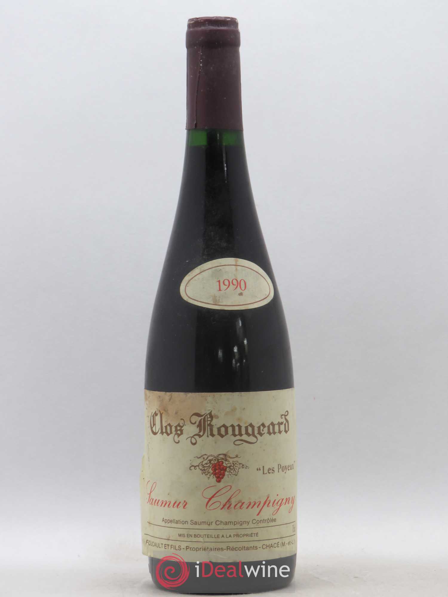 Saumur-Champigny Les Poyeux Clos Rougeard 1990 - Lot de 1 bouteille - 0