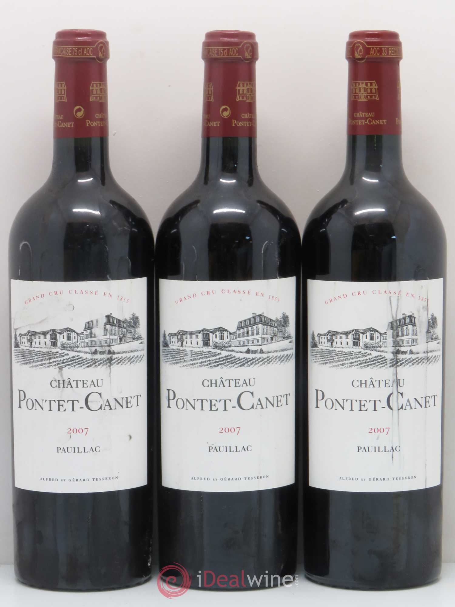 Château Pontet Canet 5ème Grand Cru Classé 2007 - Lot de 6 bouteilles - 2